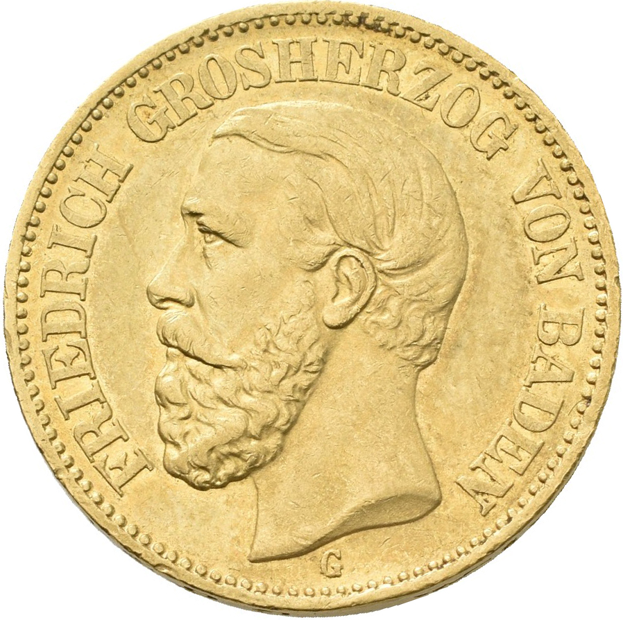 Lot 13346 - Baden - Anlagegold | Goldmünzen 5, 10 und 20 Mark - Deutsches Kaiserreich - Auktionshaus Christoph Gärtner GmbH & Co. KG 53rd AUCTION - Day 6 Coins & Banknotes Lot 13346 - Baden - Anlagegold | Goldmünzen 5, 10 und 20 Mark - Deutsches Kaiserreich - Auktionshaus Christoph Gärtner GmbH & Co. KG 53rd AUCTION - Day 6 Coins & Banknotes