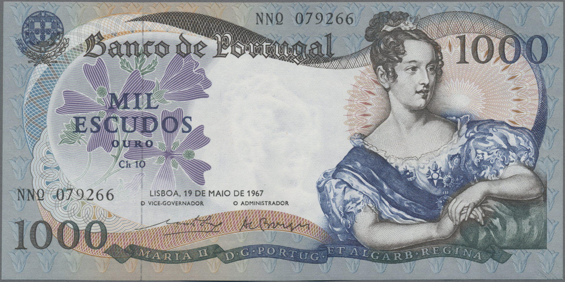 Lot 00394 - Portugal | Banknoten - Auktionshaus Christoph Gärtner GmbH & Co. KG 55th AUCTION - Day 1 Lot 00394 - Portugal | Banknoten - Auktionshaus Christoph Gärtner GmbH & Co. KG 55th AUCTION - Day 1