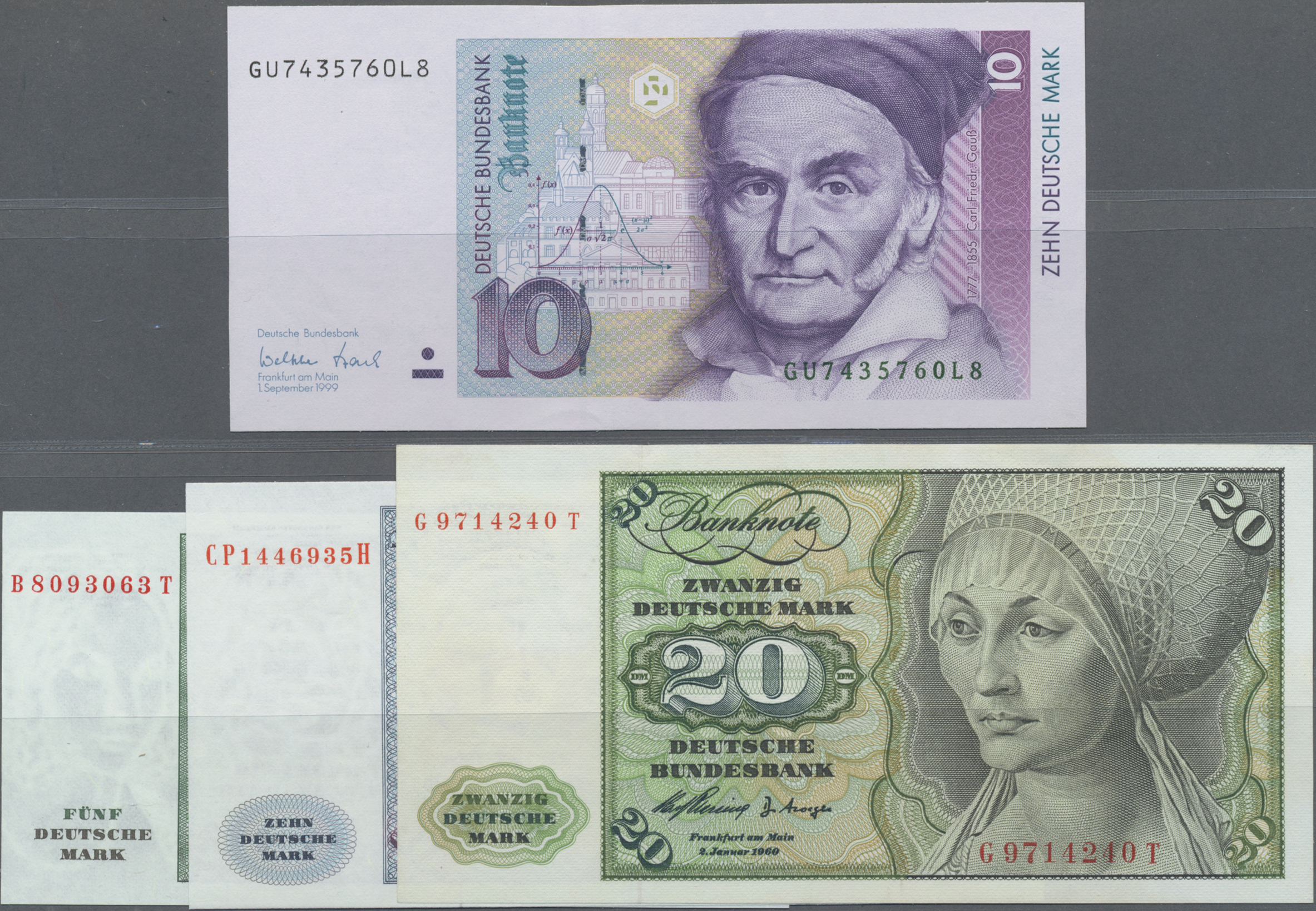 Lot 00655 - Deutschland - Bank Deutscher Länder + Bundesrepublik Deutschland | Banknoten  -  Auktionshaus Christoph Gärtner GmbH & Co. KG 55th AUCTION - Day 1