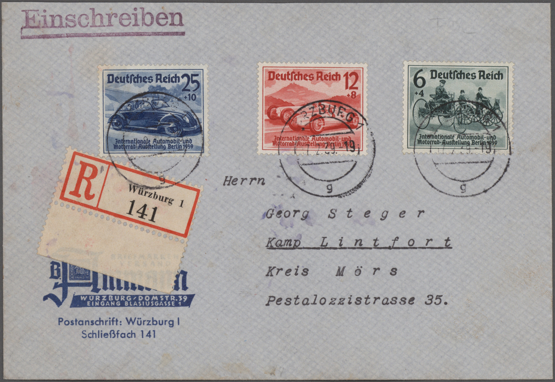 Lot 23101 - Deutsches Reich  -  Auktionshaus Christoph Gärtner GmbH & Co. KG 50th Auction Anniversary Auction - Day 7
