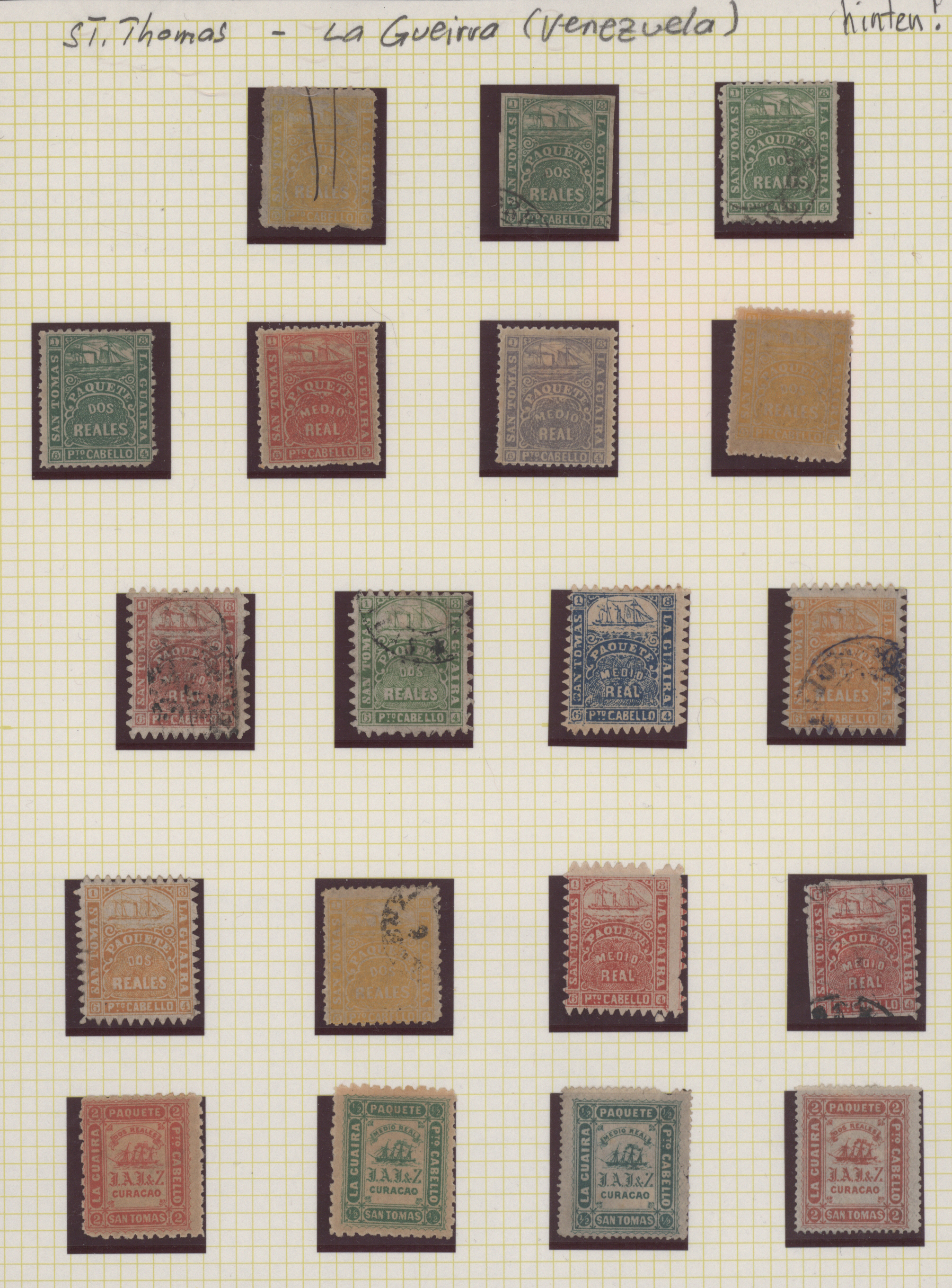 Lot 07721 - Venezuela - Schiffspost - Auktionshaus Christoph Gärtner GmbH & Co. KG 56th AUCTION - Day 4 Lot 07721 - Venezuela - Schiffspost - Auktionshaus Christoph Gärtner GmbH & Co. KG 56th AUCTION - Day 4