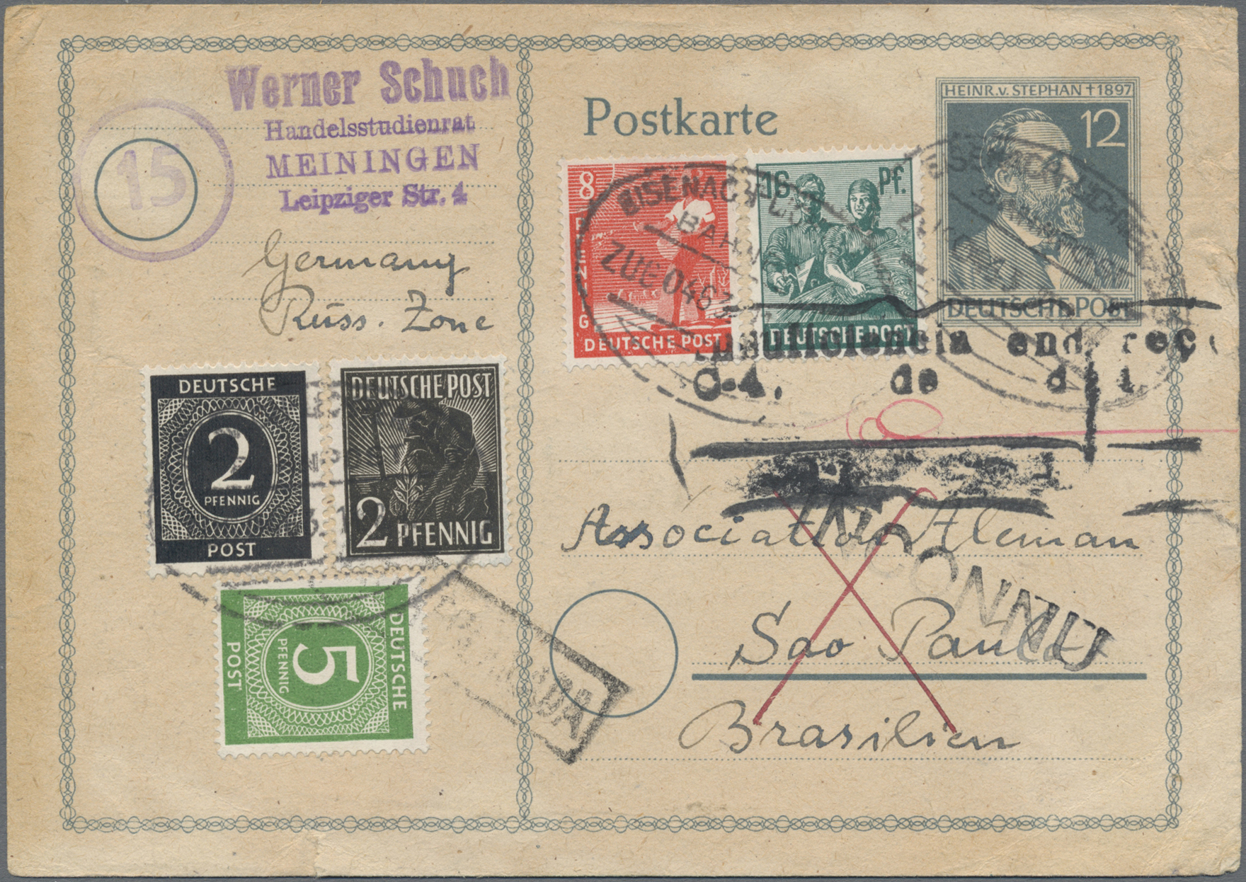 Lot 06296 - Alliierte Besetzung - Ganzsachen Gemeinschaftsausgabe - Auktionshaus Christoph Gärtner GmbH & Co. KG 57th AUCTION - Day 3 Lot 06296 - Alliierte Besetzung - Ganzsachen Gemeinschaftsausgabe - Auktionshaus Christoph Gärtner GmbH & Co. KG 57th AUCTION - Day 3