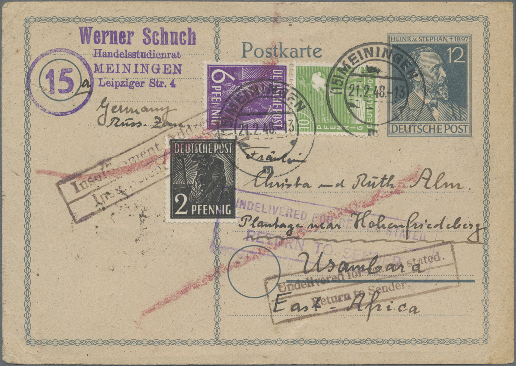 Lot 06297 - Alliierte Besetzung - Ganzsachen Gemeinschaftsausgabe - Auktionshaus Christoph Gärtner GmbH & Co. KG 57th AUCTION - Day 3 Lot 06297 - Alliierte Besetzung - Ganzsachen Gemeinschaftsausgabe - Auktionshaus Christoph Gärtner GmbH & Co. KG 57th AUCTION - Day 3