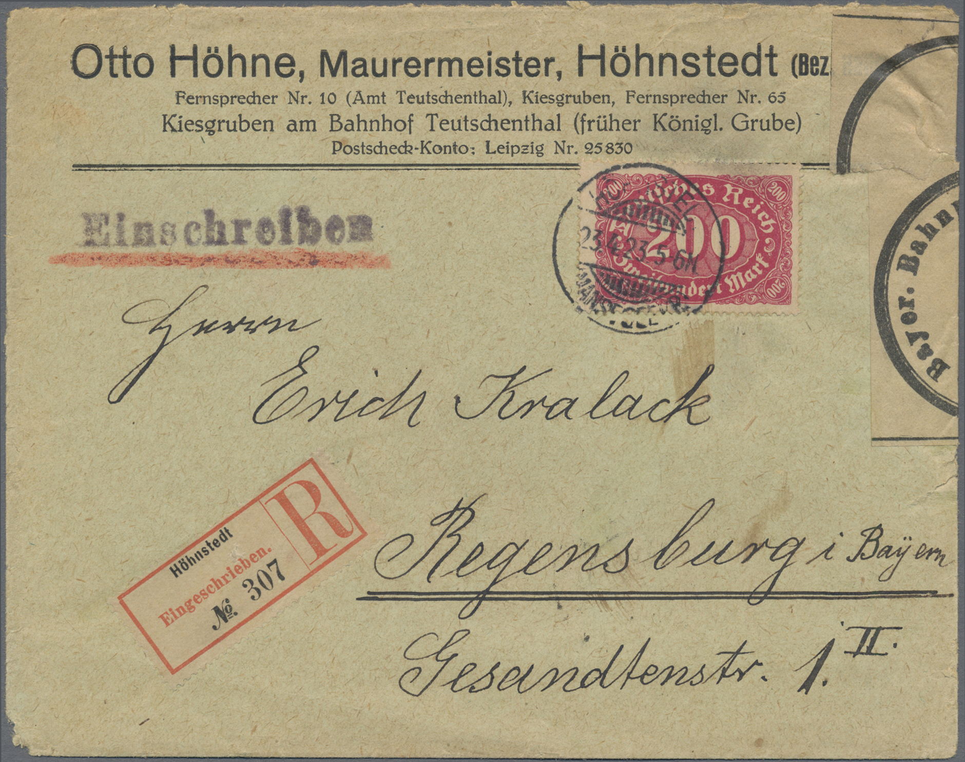 Lot 10997 - Deutsches Reich - Inflation  -  Auktionshaus Christoph Gärtner GmbH & Co. KG 56th AUCTION - Day 5