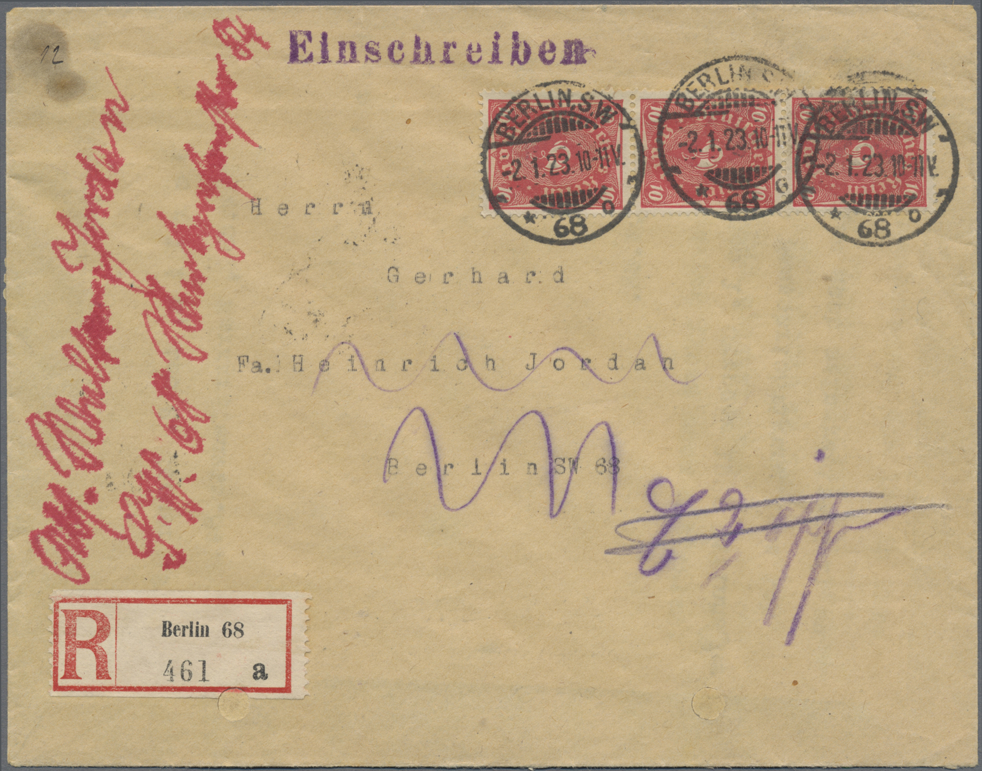 Lot 10997 - Deutsches Reich - Inflation  -  Auktionshaus Christoph Gärtner GmbH & Co. KG 56th AUCTION - Day 5