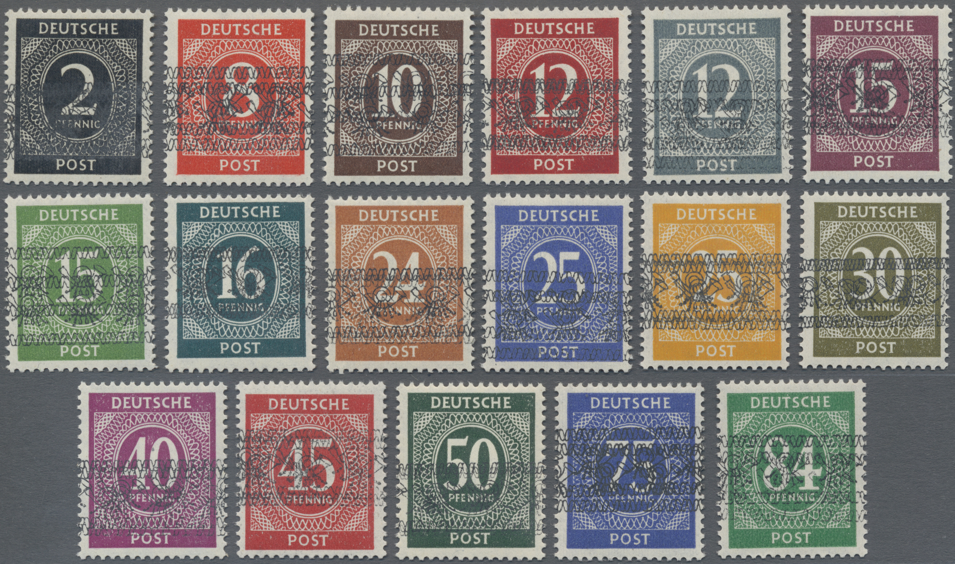 Lot 04559 - bizone - Auktionshaus Christoph Gärtner GmbH & Co. KG 53rd AUCTION - Day 3 Germany Lot 04559 - bizone - Auktionshaus Christoph Gärtner GmbH & Co. KG 53rd AUCTION - Day 3 Germany