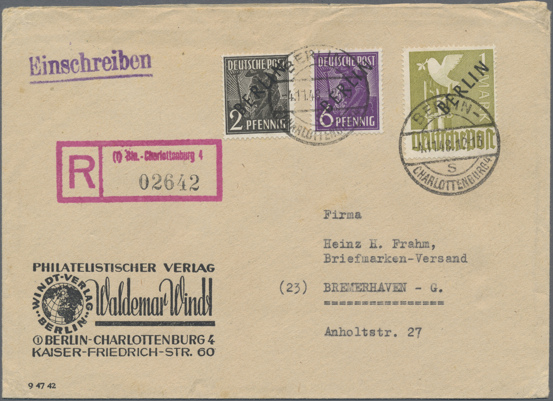 Lot 06407 - berlin - Auktionshaus Christoph Gärtner GmbH & Co. KG 55th AUCTION - Day 3 Lot 06407 - berlin - Auktionshaus Christoph Gärtner GmbH & Co. KG 55th AUCTION - Day 3