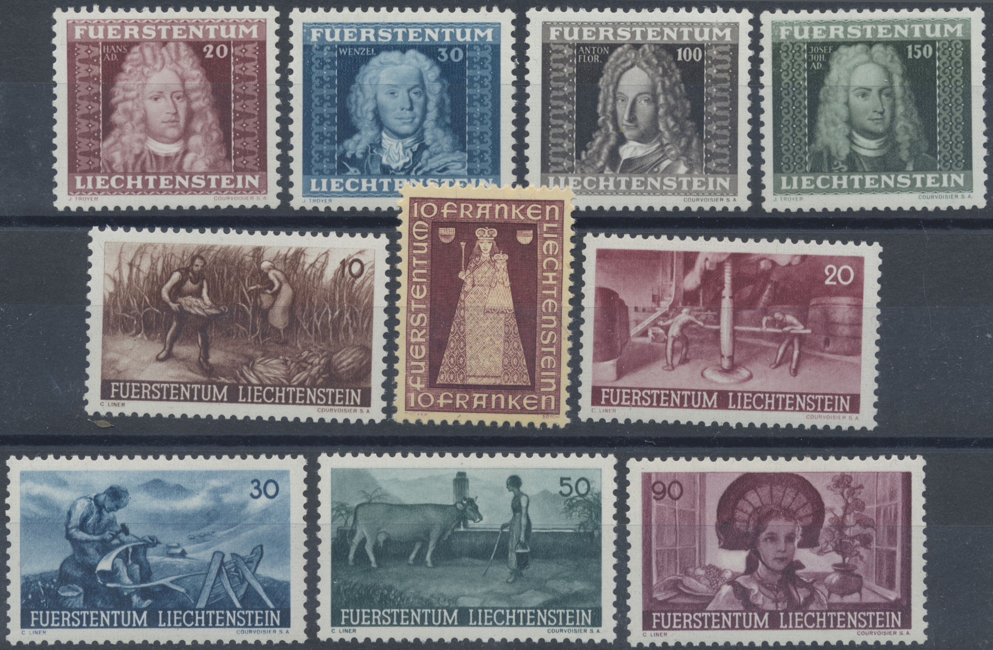 Lot 09350 - Liechtenstein - Auktionshaus Christoph Gärtner GmbH & Co. KG 56th AUCTION - Day 4 Lot 09350 - Liechtenstein - Auktionshaus Christoph Gärtner GmbH & Co. KG 56th AUCTION - Day 4