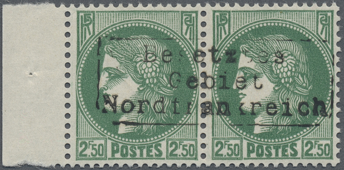 Lot 10643 - Dt. Besetzung II WK - Frankreich - Dünkirchen - Auktionshaus Christoph Gärtner GmbH & Co. KG 58th AUCTION - Day 3 Lot 10643 - Dt. Besetzung II WK - Frankreich - Dünkirchen - Auktionshaus Christoph Gärtner GmbH & Co. KG 58th AUCTION - Day 3