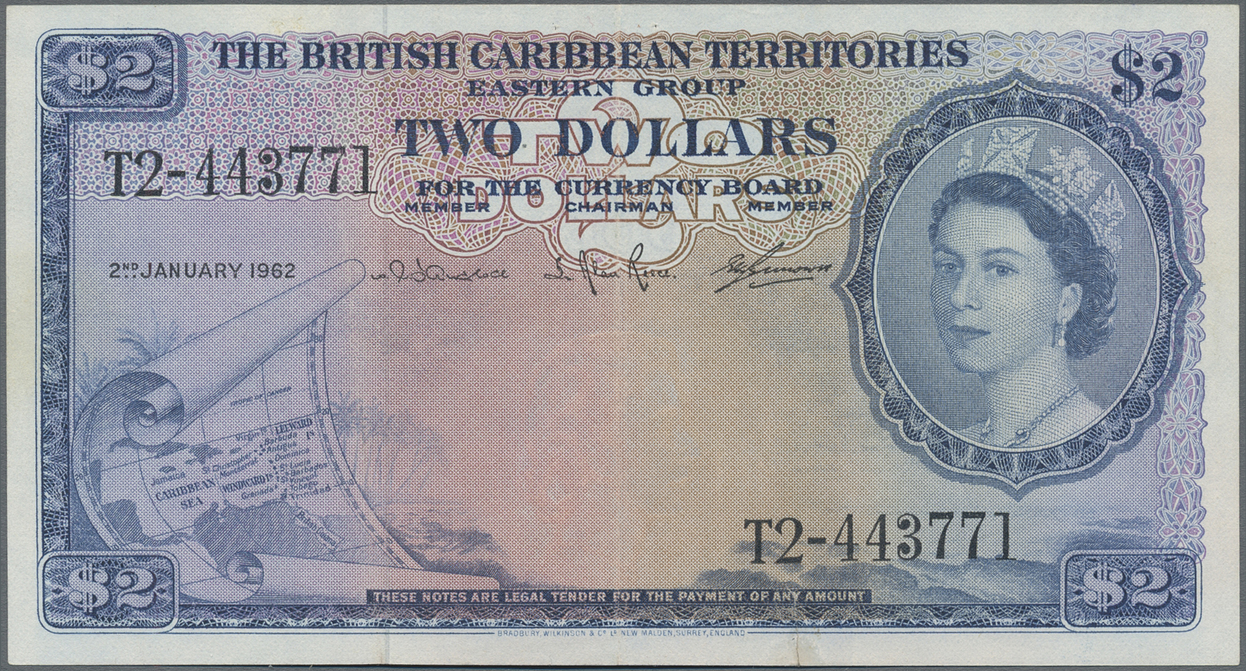 Lot 01201 - British Caribbean Territories | Banknoten - Auktionshaus Christoph Gärtner GmbH & Co. KG Sale #45 Banknotes Worldwide Lot 01201 - British Caribbean Territories | Banknoten - Auktionshaus Christoph Gärtner GmbH & Co. KG Sale #45 Banknotes Worldwide