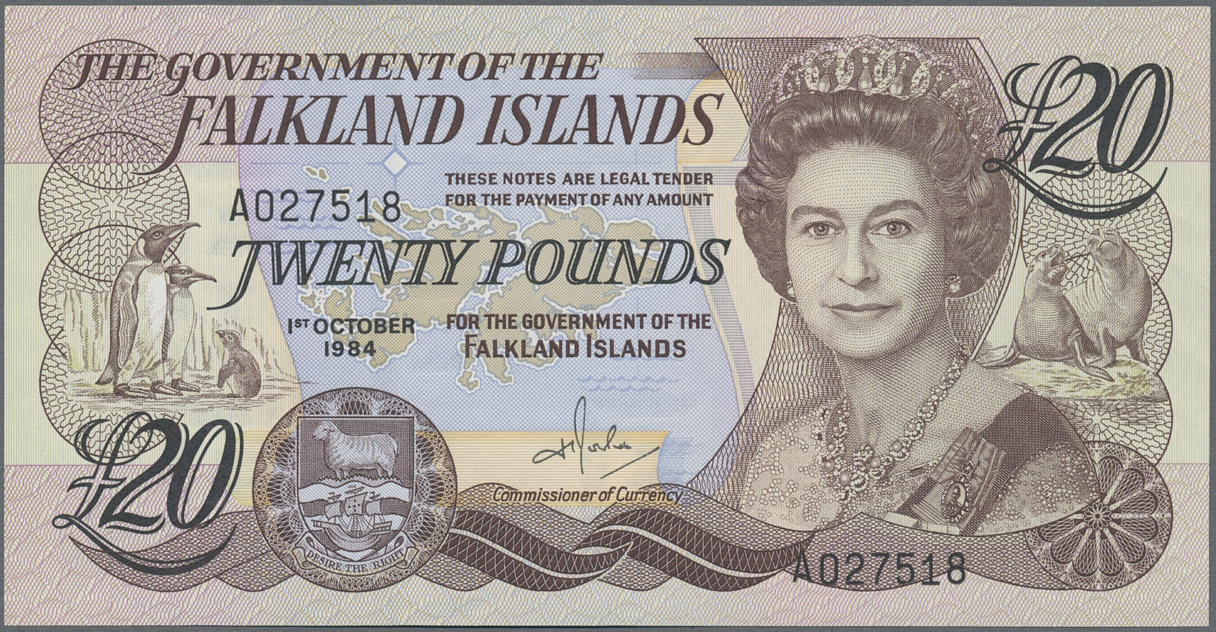 Lot 01511 - Falkland Islands / Falkland Inseln | Banknoten - Auktionshaus Christoph Gärtner GmbH & Co. KG Sale #45 Banknotes Worldwide Lot 01511 - Falkland Islands / Falkland Inseln | Banknoten - Auktionshaus Christoph Gärtner GmbH & Co. KG Sale #45 Banknotes Worldwide