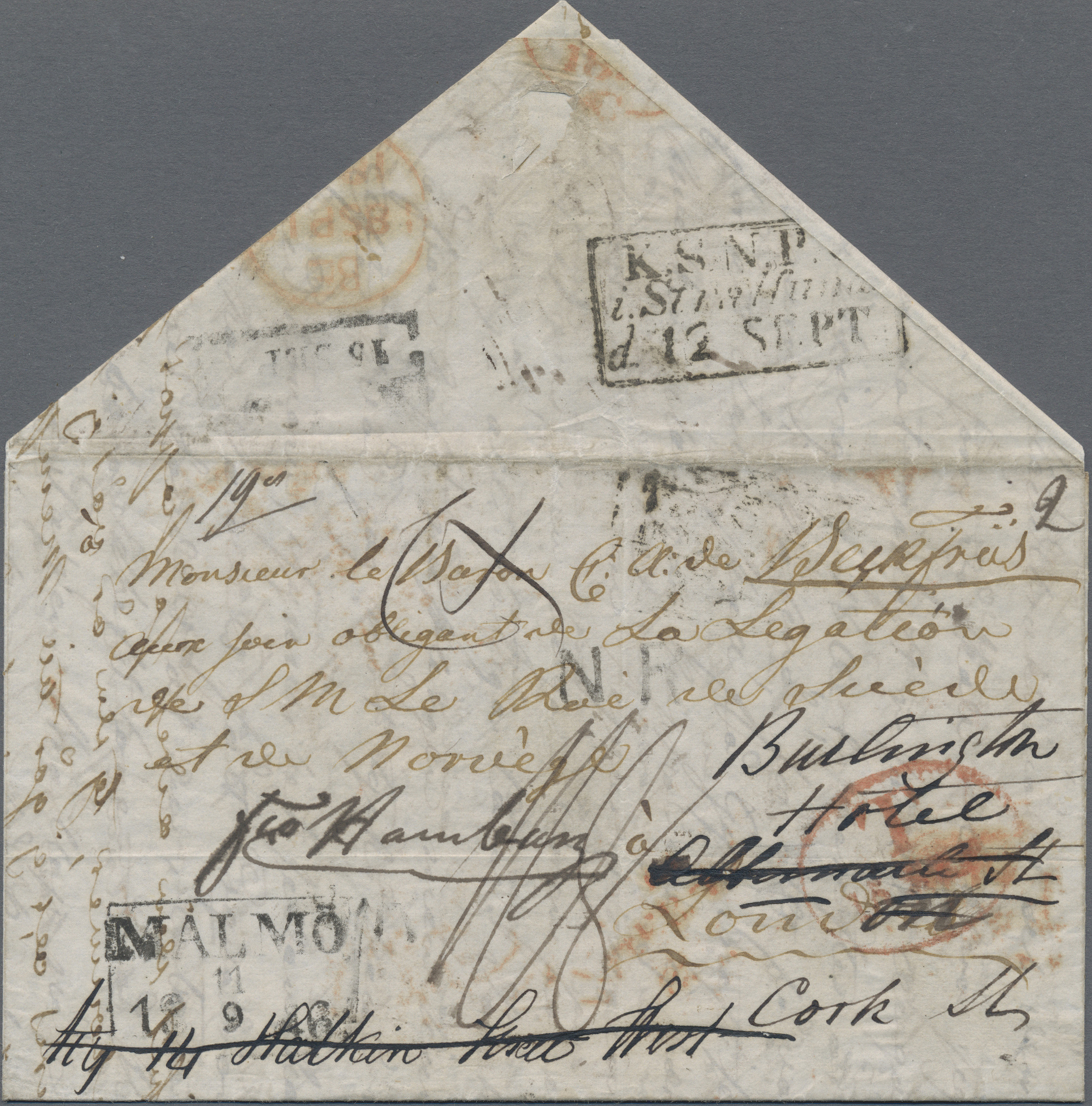 Lot 02484 - Schweden - Vorphila | Markenlose Briefe - Auktionshaus Christoph Gärtner GmbH & Co. KG 53rd AUCTION - Day 2 Overseas, Europe Lot 02484 - Schweden - Vorphila | Markenlose Briefe - Auktionshaus Christoph Gärtner GmbH & Co. KG 53rd AUCTION - Day 2 Overseas, Europe