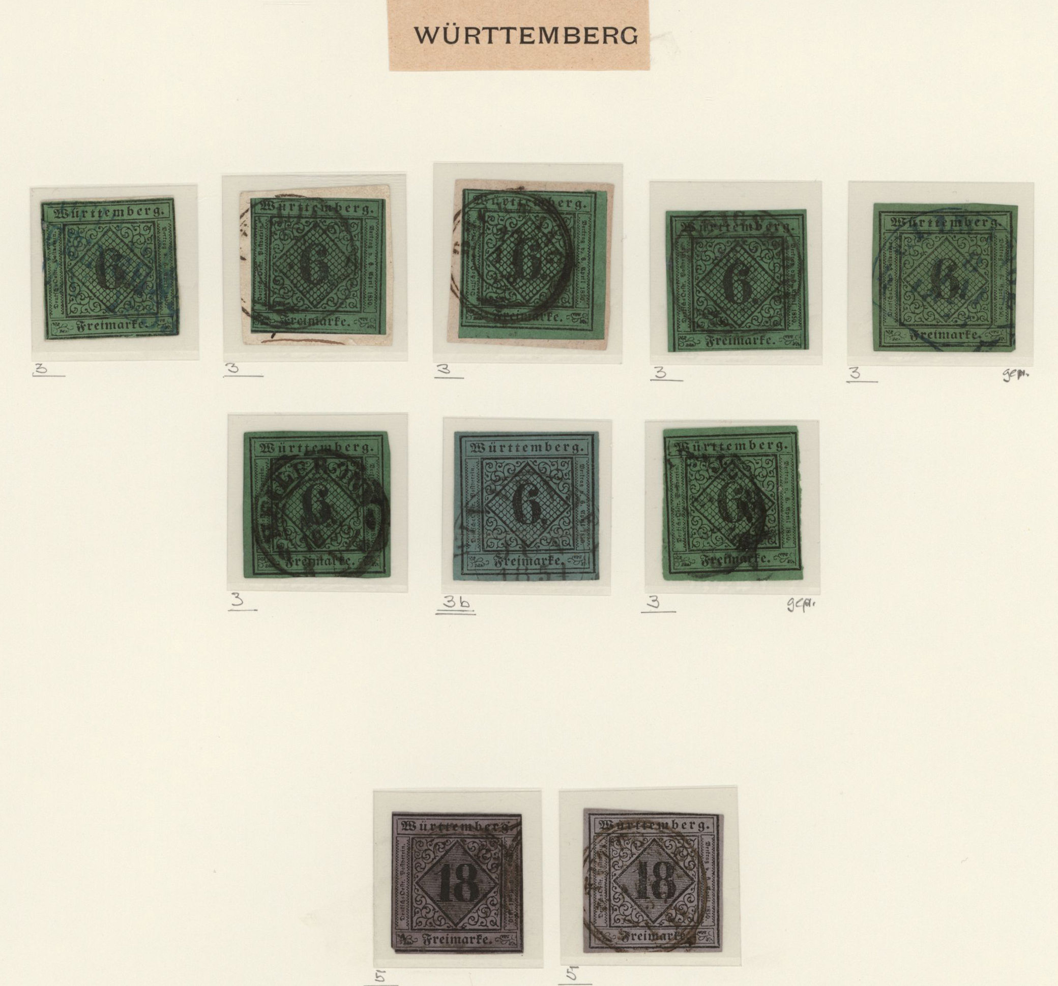 Lot 22947 - Württemberg - Marken und Briefe  -  Auktionshaus Christoph Gärtner GmbH & Co. KG 50th Auction Anniversary Auction - Day 7