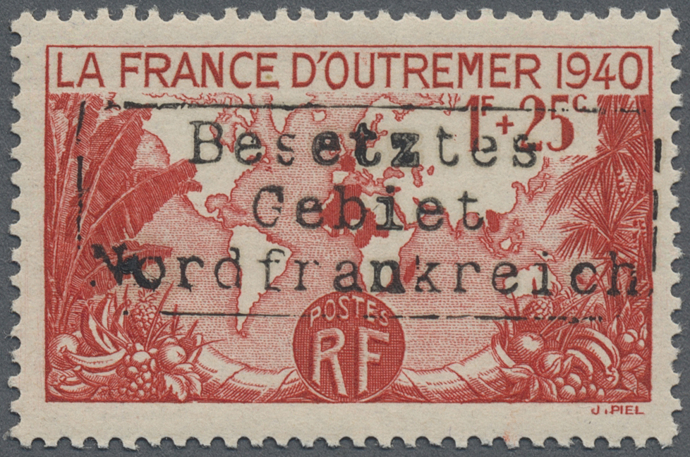 Lot 10655 - Dt. Besetzung II WK - Frankreich - Dünkirchen - Auktionshaus Christoph Gärtner GmbH & Co. KG 58th AUCTION - Day 3 Lot 10655 - Dt. Besetzung II WK - Frankreich - Dünkirchen - Auktionshaus Christoph Gärtner GmbH & Co. KG 58th AUCTION - Day 3