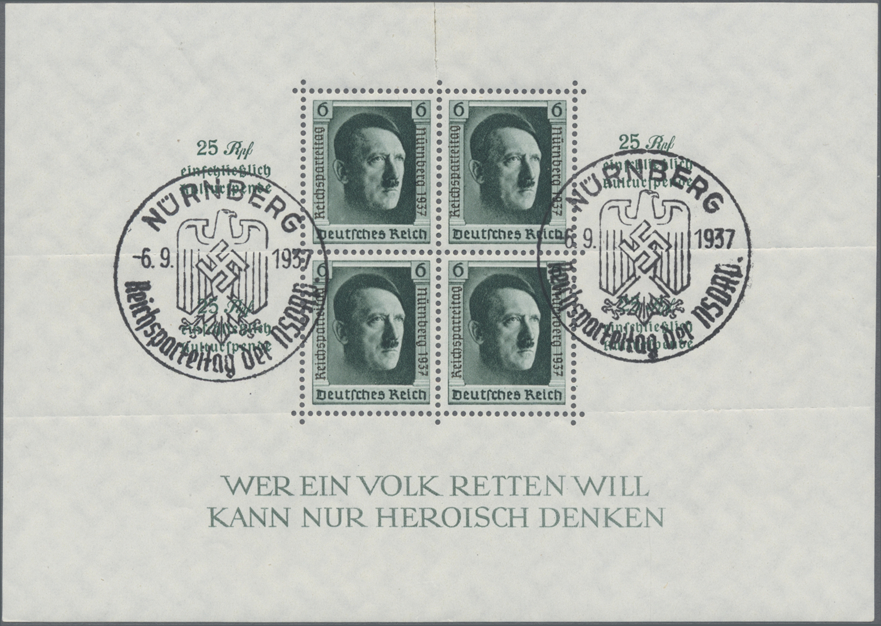 Lot 03425 - Deutsches Reich - 3. Reich  -  Auktionshaus Christoph Gärtner GmbH & Co. KG 53rd AUCTION - Day 3 Germany