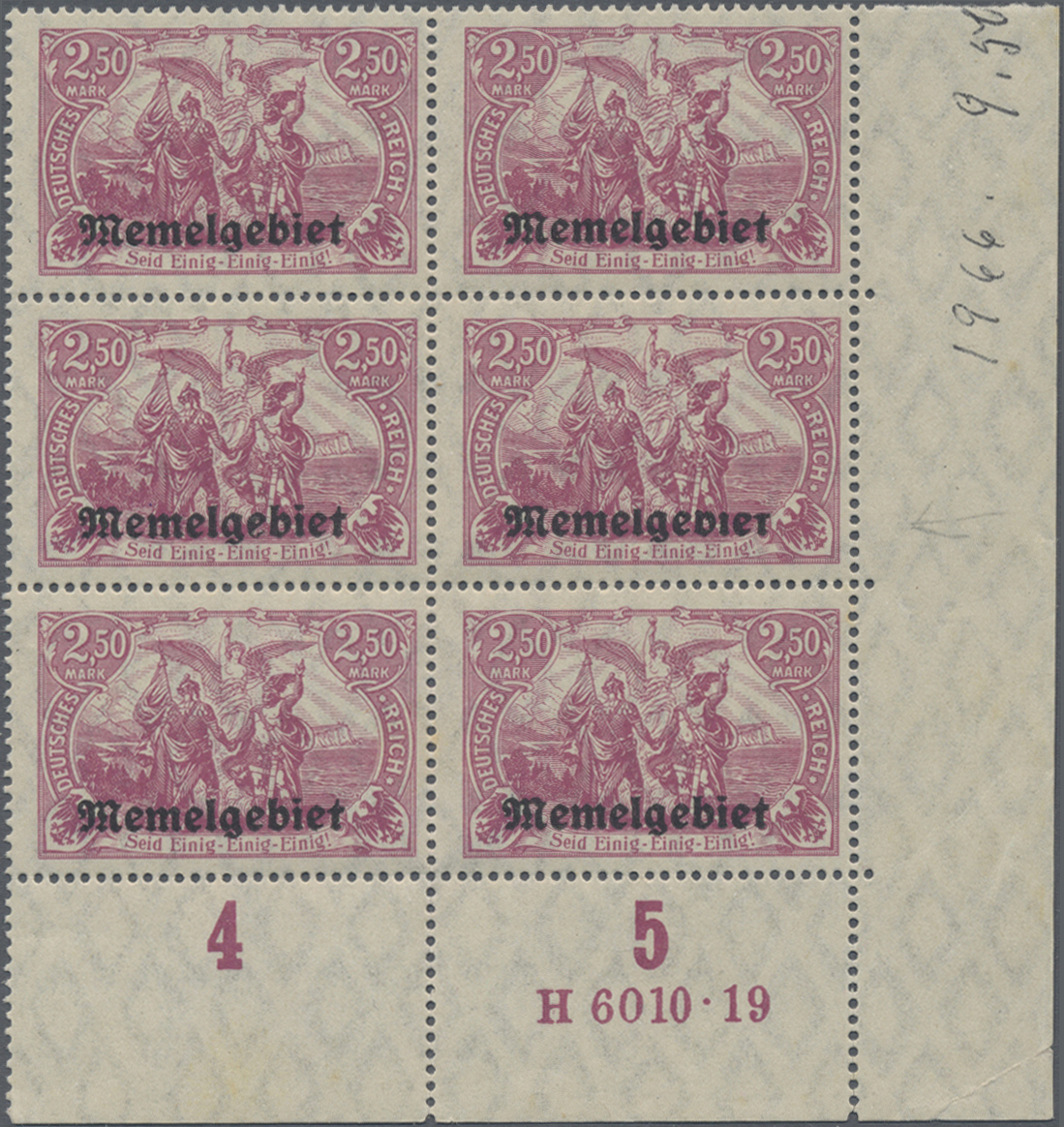 Lot 05970 - Memel - Auktionshaus Christoph Gärtner GmbH & Co. KG 55th AUCTION - Day 3 Lot 05970 - Memel - Auktionshaus Christoph Gärtner GmbH & Co. KG 55th AUCTION - Day 3