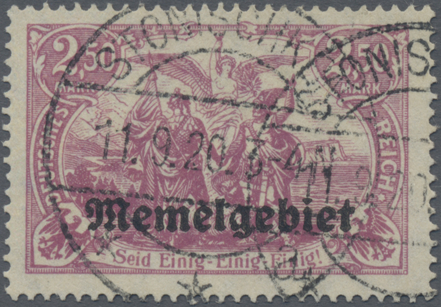 Lot 05971 - Memel - Auktionshaus Christoph Gärtner GmbH & Co. KG 55th AUCTION - Day 3 Lot 05971 - Memel - Auktionshaus Christoph Gärtner GmbH & Co. KG 55th AUCTION - Day 3