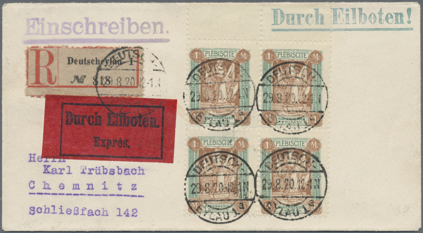 Lot 11214 - Deutsches Reich - Nebengebiete  -  Auktionshaus Christoph Gärtner GmbH & Co. KG 56th AUCTION - Day 5