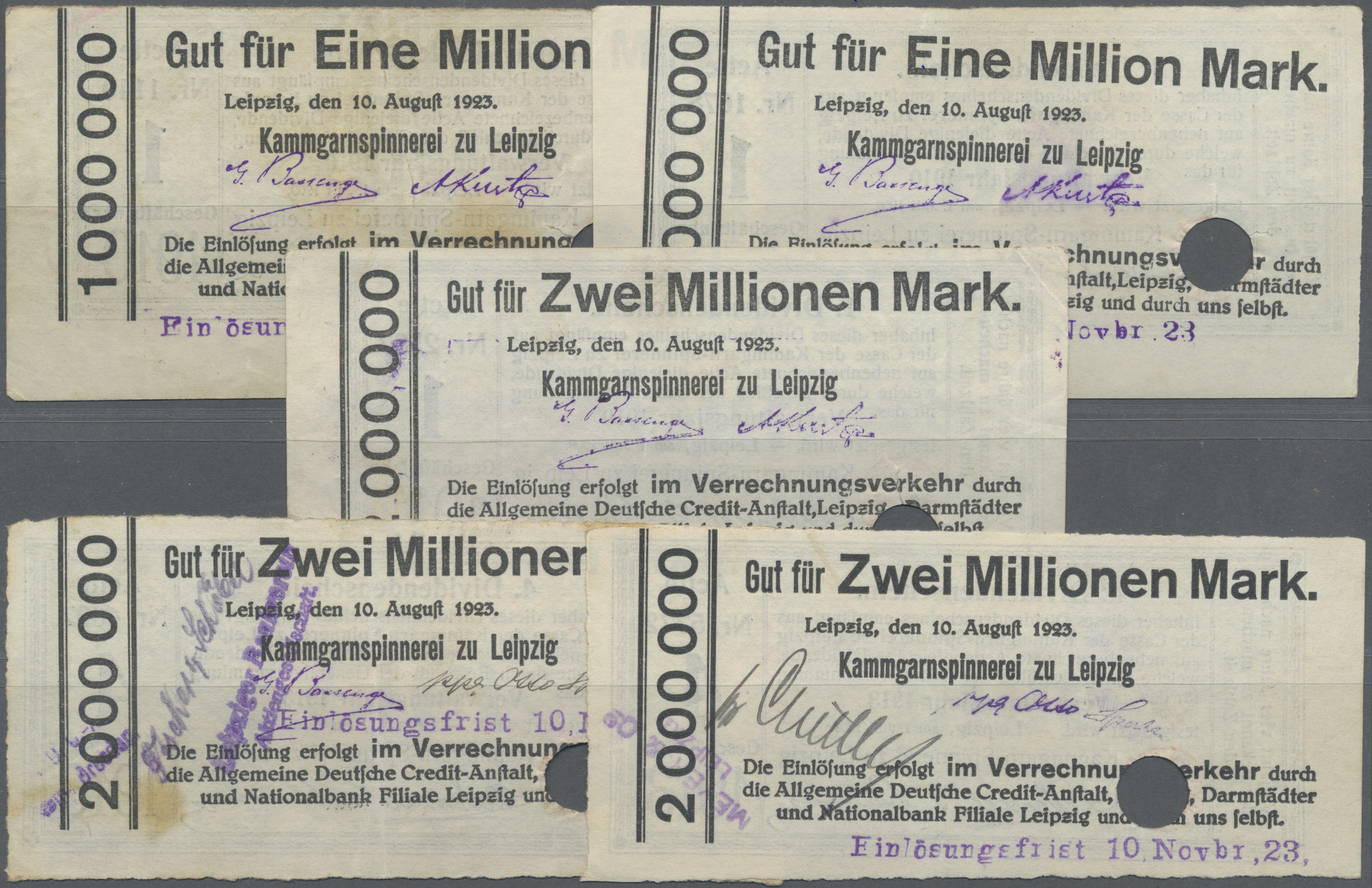 Lot 14757 - Deutschland - Notgeld - Sachsen | Banknoten - Auktionshaus Christoph Gärtner GmbH & Co. KG 53rd AUCTION - Day 6 Coins & Banknotes Lot 14757 - Deutschland - Notgeld - Sachsen | Banknoten - Auktionshaus Christoph Gärtner GmbH & Co. KG 53rd AUCTION - Day 6 Coins & Banknotes