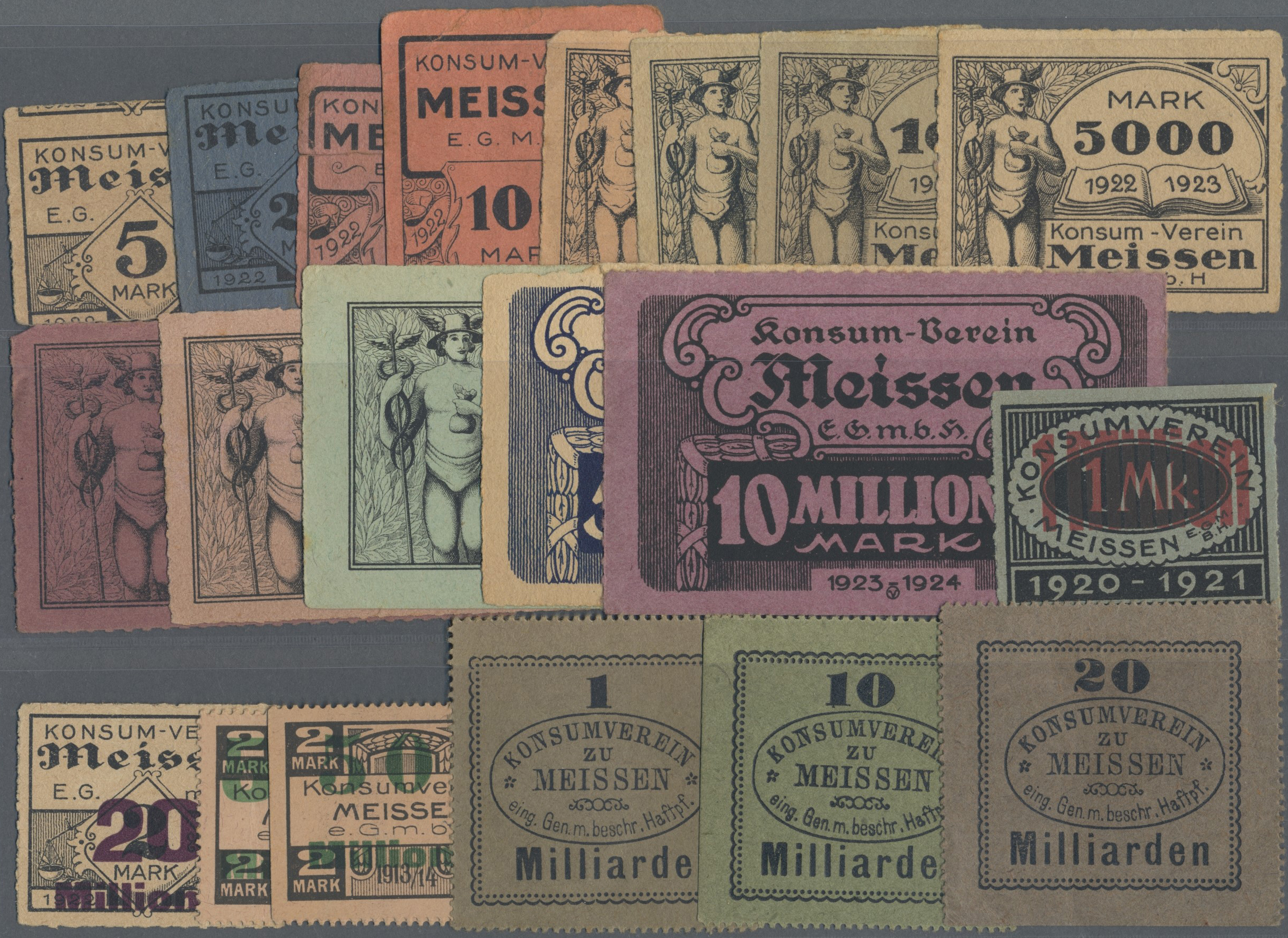 Lot 14760 - Deutschland - Notgeld - Sachsen | Banknoten - Auktionshaus Christoph Gärtner GmbH & Co. KG 53rd AUCTION - Day 6 Coins & Banknotes Lot 14760 - Deutschland - Notgeld - Sachsen | Banknoten - Auktionshaus Christoph Gärtner GmbH & Co. KG 53rd AUCTION - Day 6 Coins & Banknotes