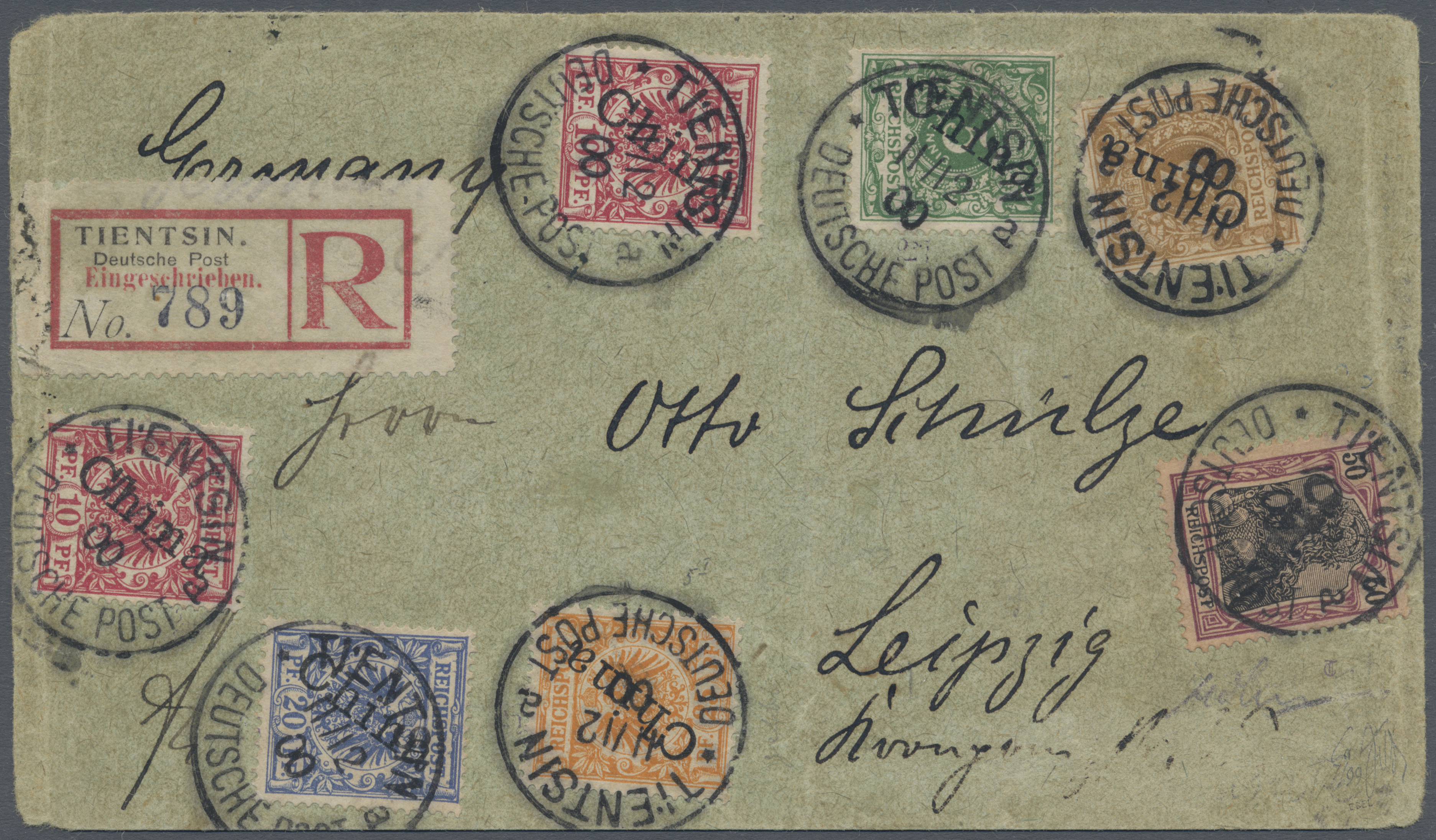 Lot 05125 - deutsche post in china  -  Auktionshaus Christoph Gärtner GmbH & Co. KG 56th AUCTION - Day 3