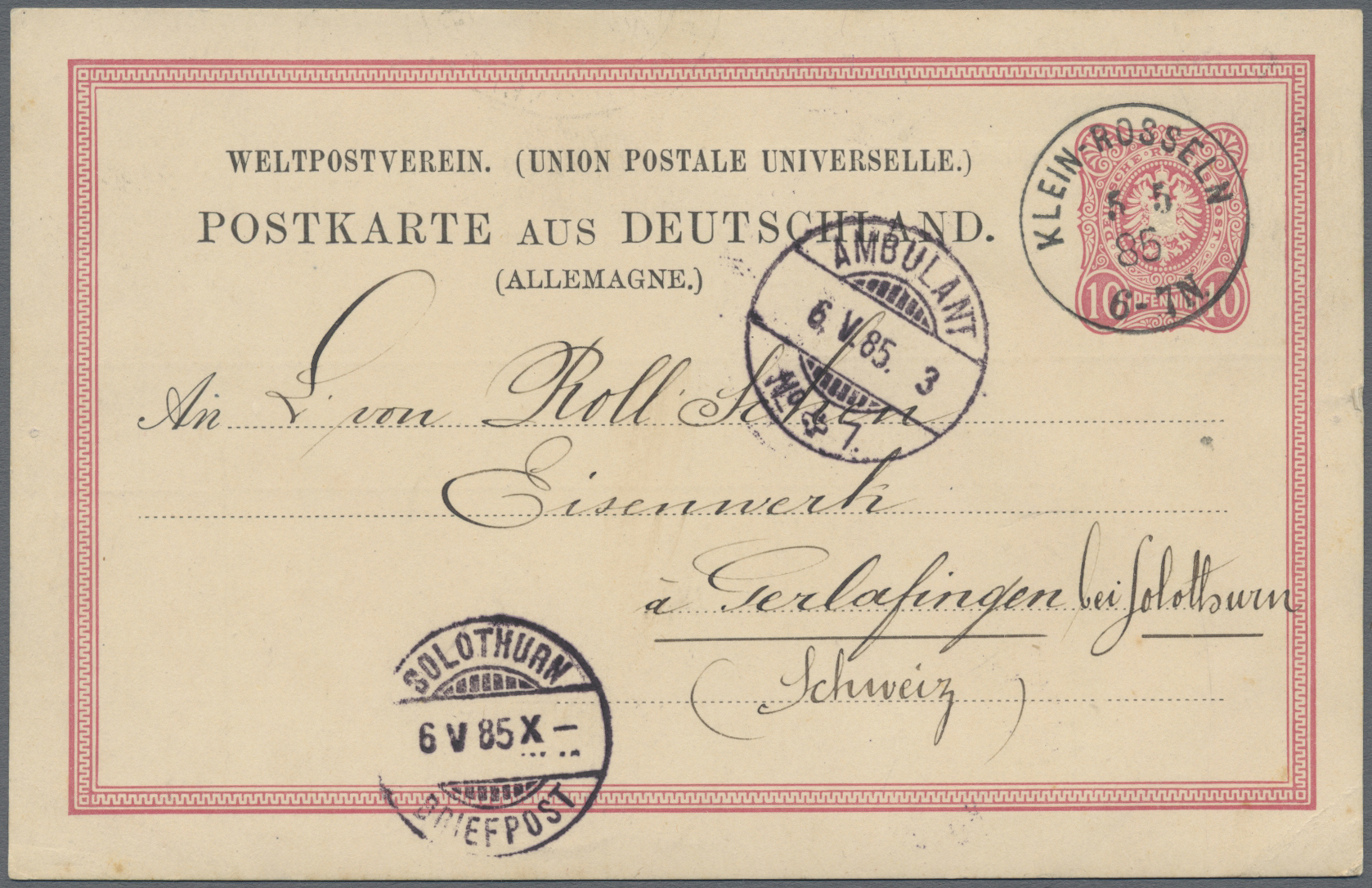 Lot 10845 - Deutsches Reich - Ganzsachen  -  Auktionshaus Christoph Gärtner GmbH & Co. KG 57th AUCTION - Day 5