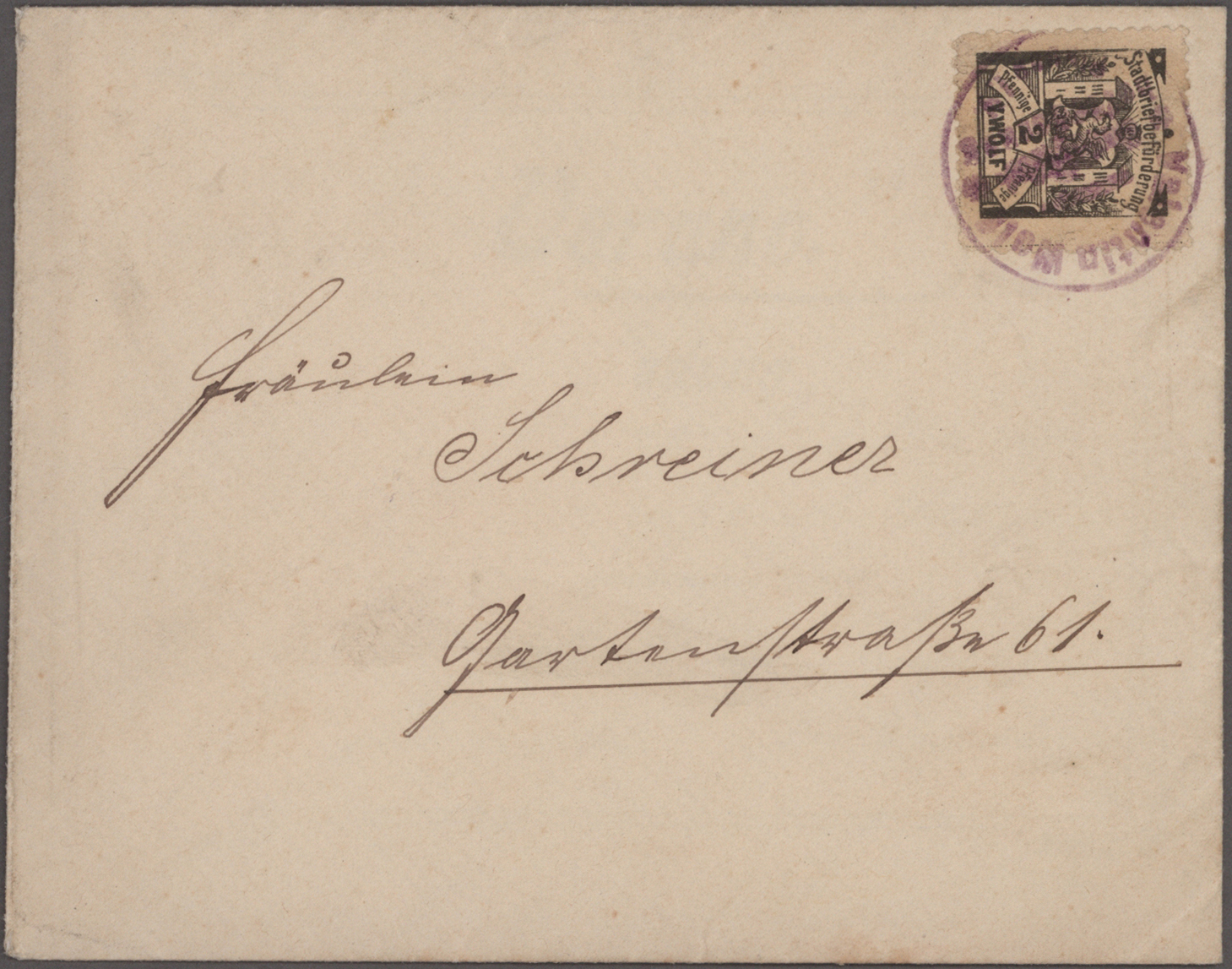 Lot 10448 - Deutsches Reich - Privatpost (Stadtpost)  -  Auktionshaus Christoph Gärtner GmbH & Co. KG 58th AUCTION - Day 3