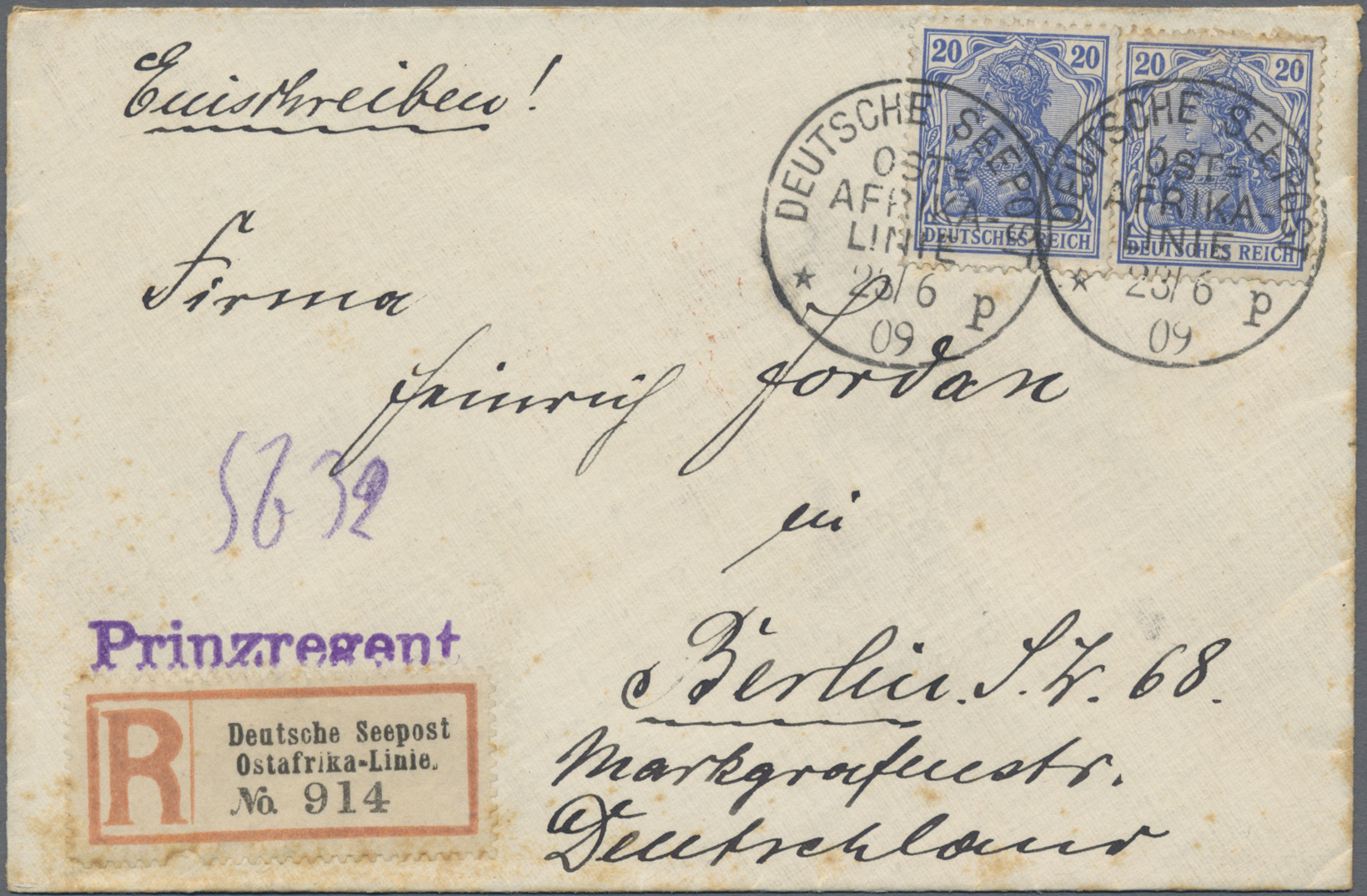 Lot 03290 - Deutsches Reich - Germania  -  Auktionshaus Christoph Gärtner GmbH & Co. KG 53rd AUCTION - Day 3 Germany