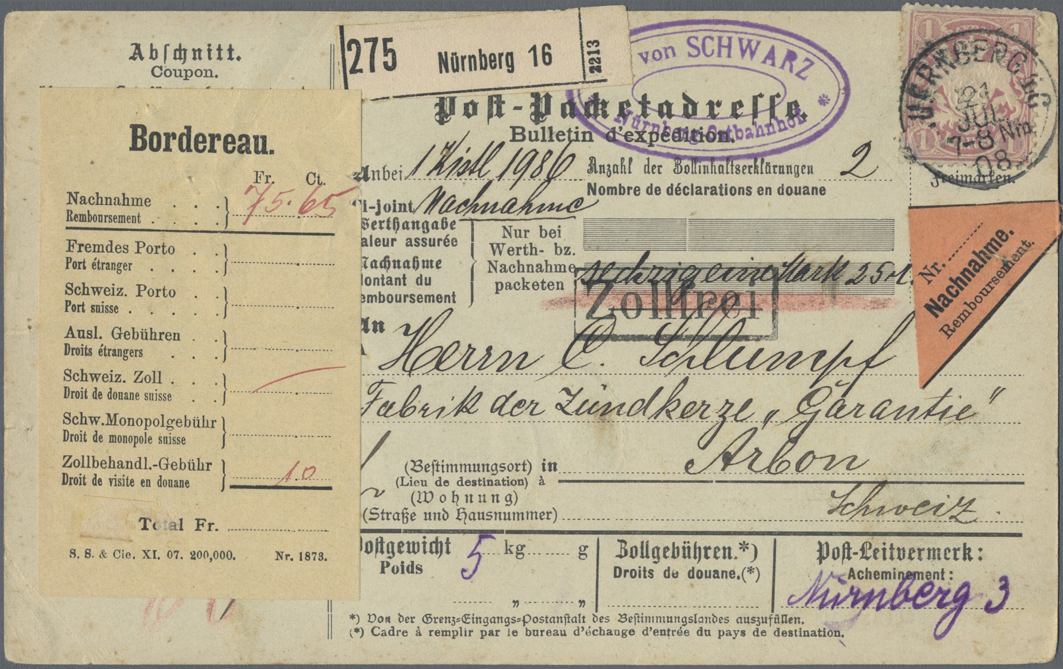 Lot 10708 - Bayern - Marken und Briefe  -  Auktionshaus Christoph Gärtner GmbH & Co. KG 54th AUCTION - Day 5