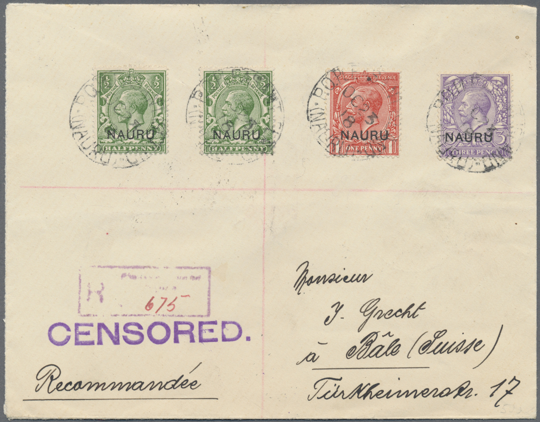Lot 01575 - nauru - Auktionshaus Christoph Gärtner GmbH & Co. KG 53rd AUCTION - Day 2 Overseas, Europe Lot 01575 - nauru - Auktionshaus Christoph Gärtner GmbH & Co. KG 53rd AUCTION - Day 2 Overseas, Europe