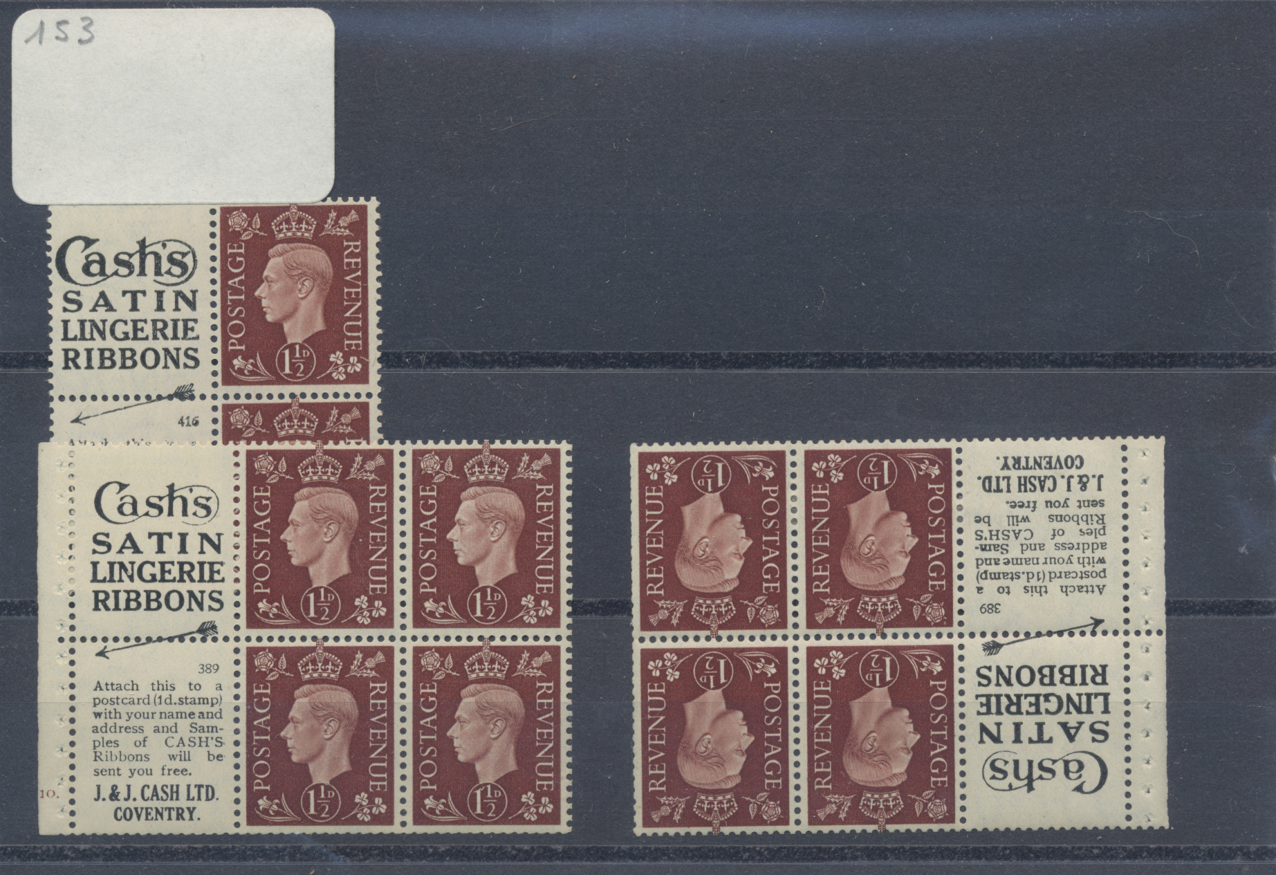 Lot 12203 - Großbritannien - Zusammendrucke - Auktionshaus Christoph Gärtner GmbH & Co. KG 58th AUCTION - Day 4 Lot 12203 - Großbritannien - Zusammendrucke - Auktionshaus Christoph Gärtner GmbH & Co. KG 58th AUCTION - Day 4