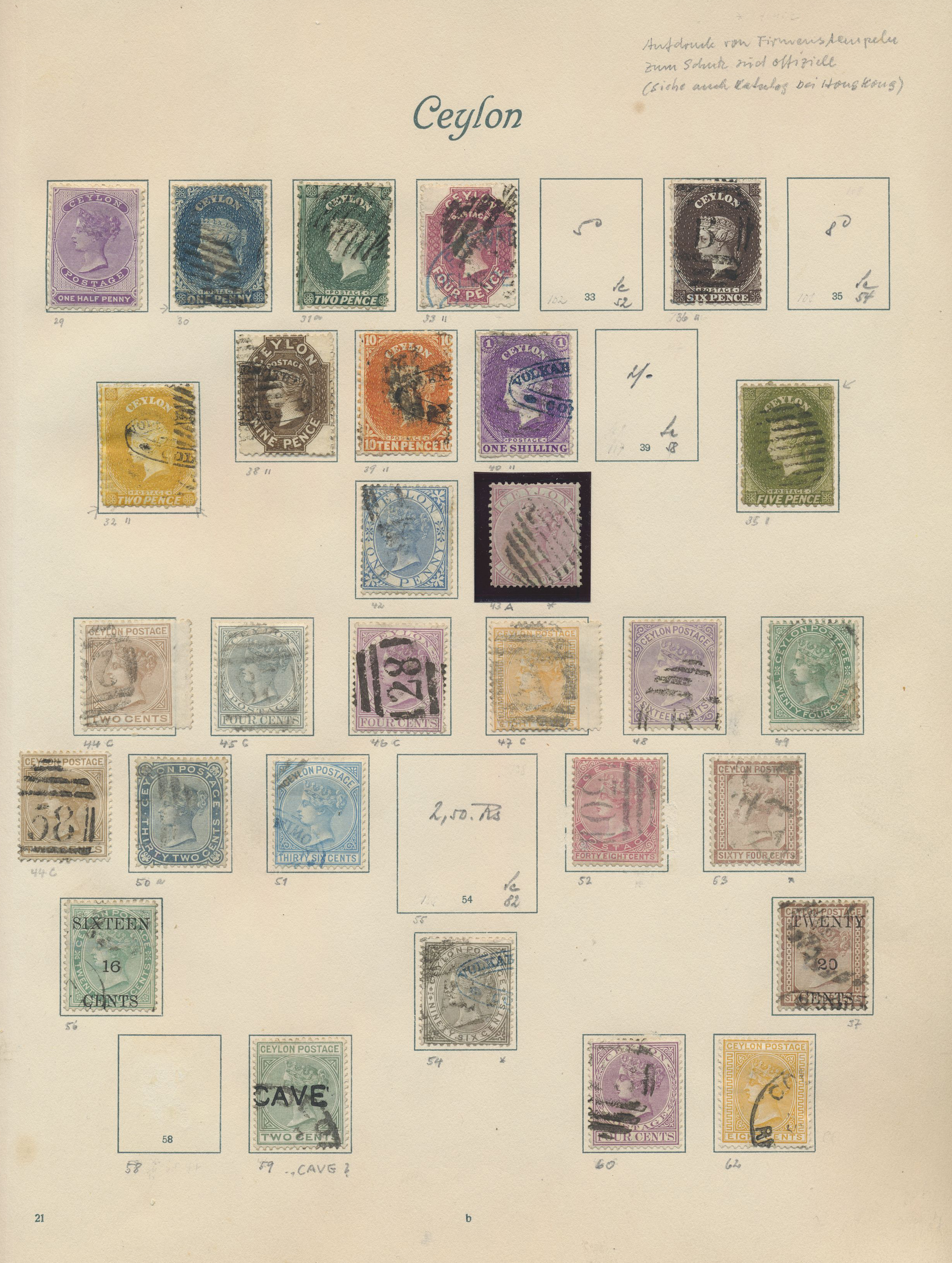 Lot 07166 - Ceylon / Sri Lanka  -  Auktionshaus Christoph Gärtner GmbH & Co. KG 56th AUCTION - Day 4