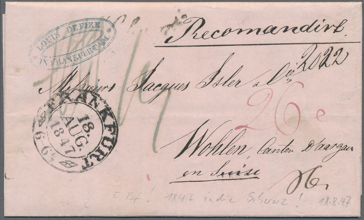 Lot 13603 - Altdeutschland - Vorphila  -  Auktionshaus Christoph Gärtner GmbH & Co. KG 58th AUCTION - Day 5