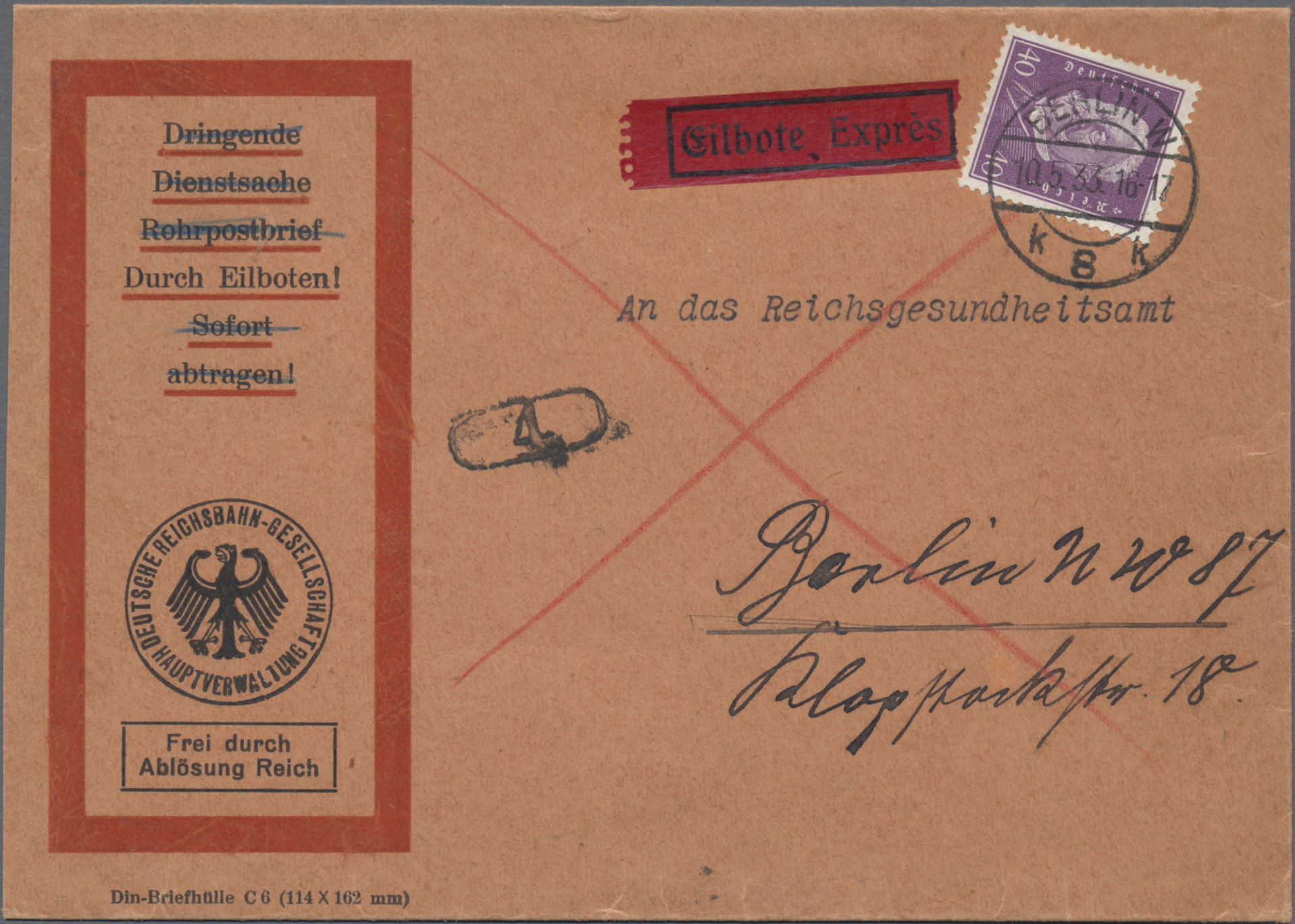Lot 4984 - Deutsches Reich - Weimar  -  Auktionshaus Christoph Gärtner GmbH & Co. KG 54th AUCTION - Day 3