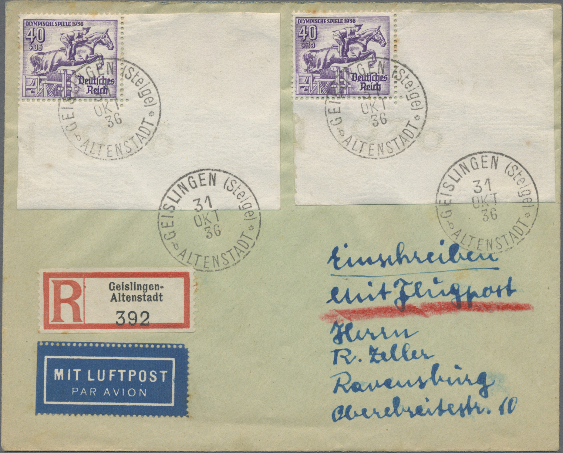 Lot 03417 - Deutsches Reich - 3. Reich  -  Auktionshaus Christoph Gärtner GmbH & Co. KG 53rd AUCTION - Day 3 Germany