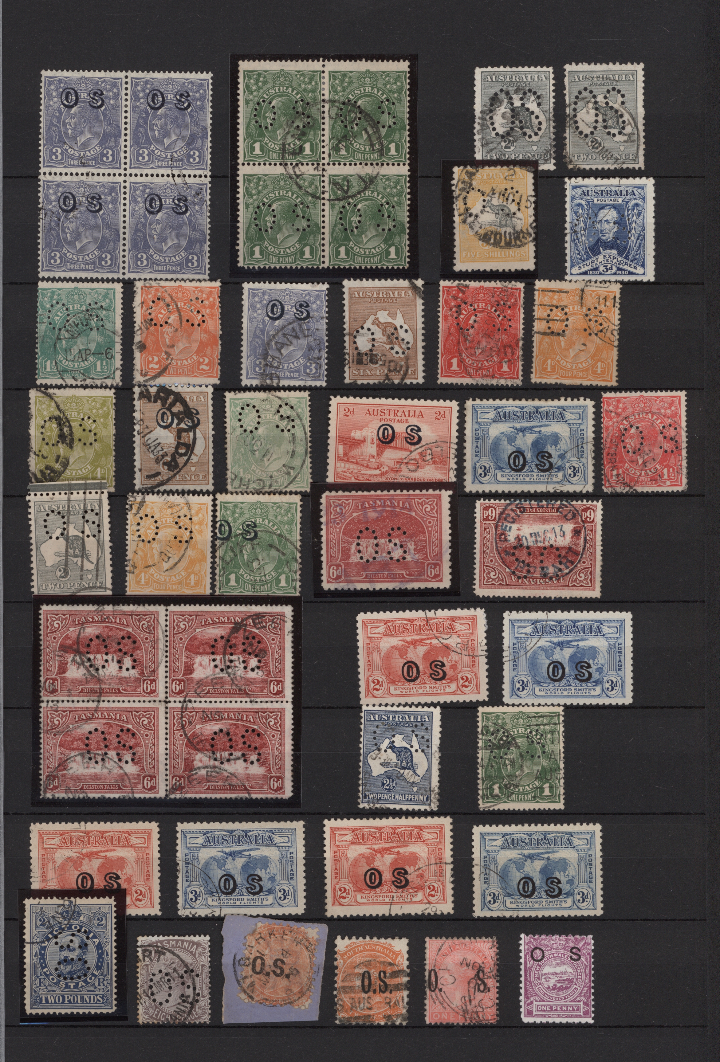 Lot 07114 - Australien - Dienstmarken mit OS-Aufdruck - Auktionshaus Christoph Gärtner GmbH & Co. KG 55th AUCTION - Day 4 Lot 07114 - Australien - Dienstmarken mit OS-Aufdruck - Auktionshaus Christoph Gärtner GmbH & Co. KG 55th AUCTION - Day 4