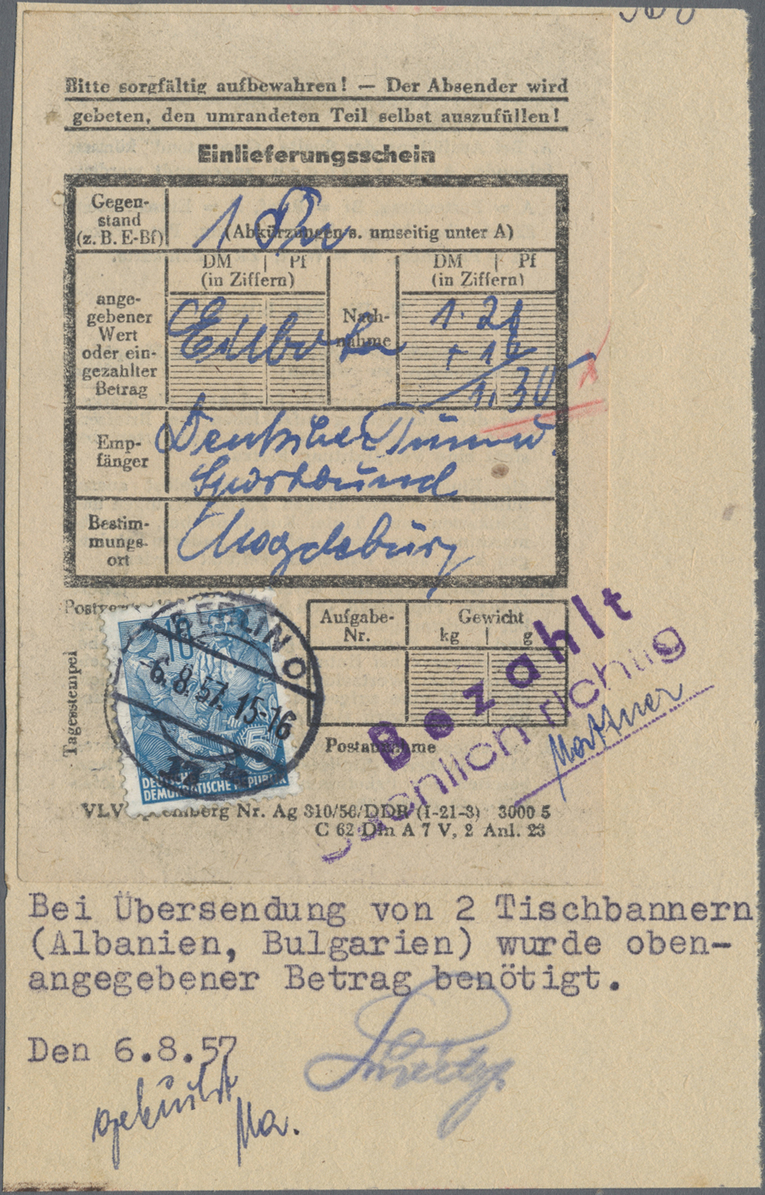 Lot 06386 - ddr  -  Auktionshaus Christoph Gärtner GmbH & Co. KG 55th AUCTION - Day 3