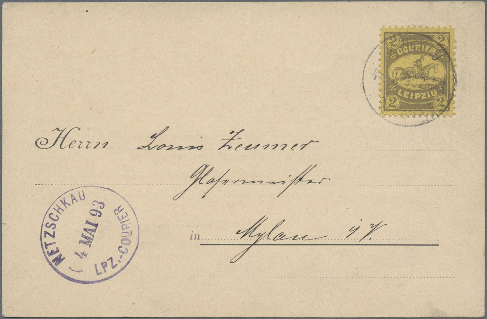 Lot 10501 - Deutsches Reich - Privatpost (Stadtpost)  -  Auktionshaus Christoph Gärtner GmbH & Co. KG 58th AUCTION - Day 3