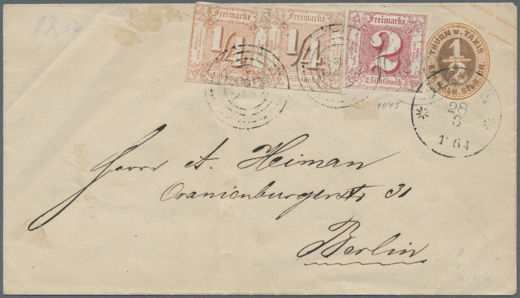 Lot 10321 - Thurn & Taxis - Ganzsachen - Auktionshaus Christoph Gärtner GmbH & Co. KG 57th AUCTION - Day 5 Lot 10321 - Thurn & Taxis - Ganzsachen - Auktionshaus Christoph Gärtner GmbH & Co. KG 57th AUCTION - Day 5