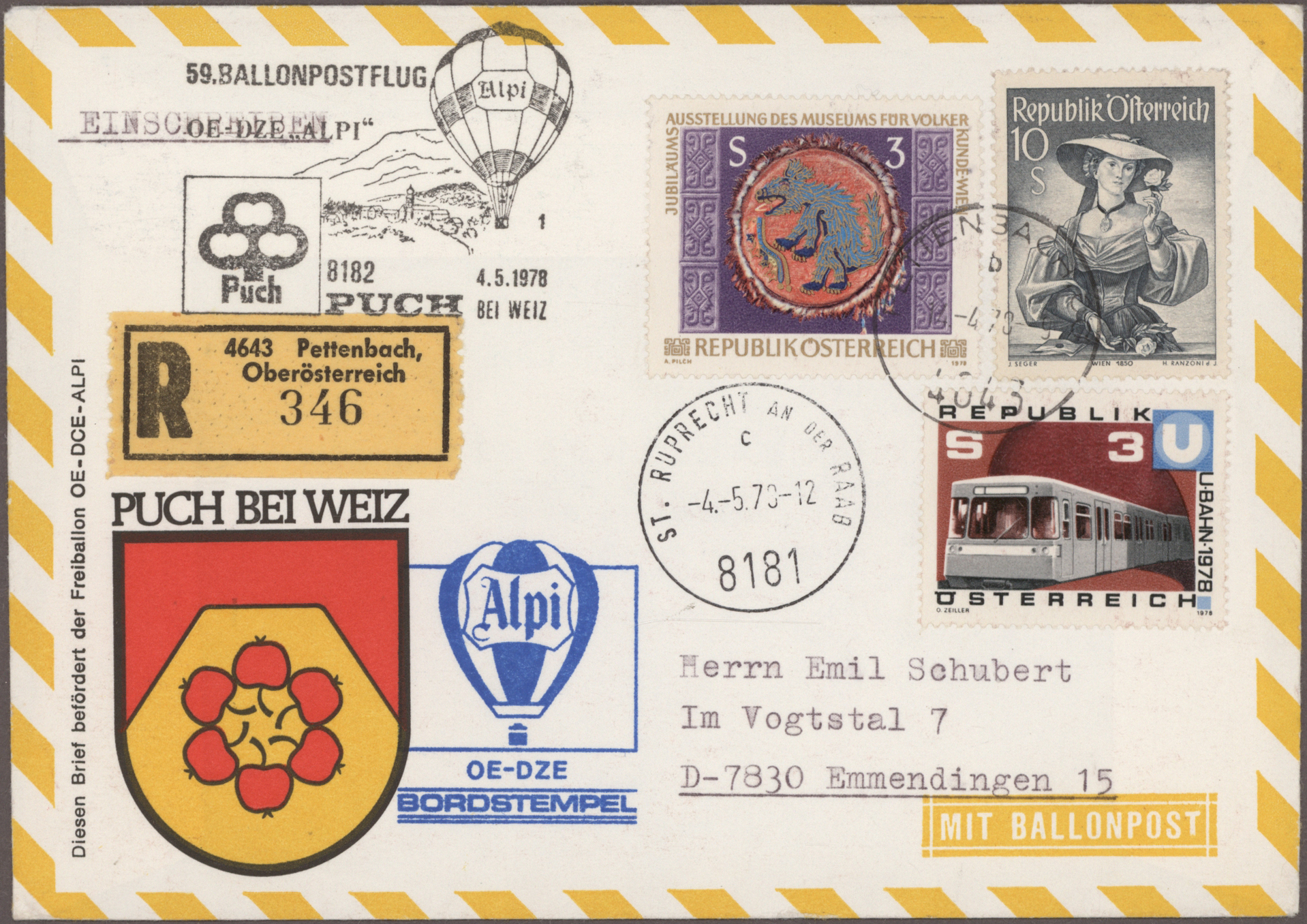 Lot 06653 - österreich  -  Auktionshaus Christoph Gärtner GmbH & Co. KG 53rd AUCTION - Day 4, Collections Overseas, Air & Shipmail, Thematics, Europe