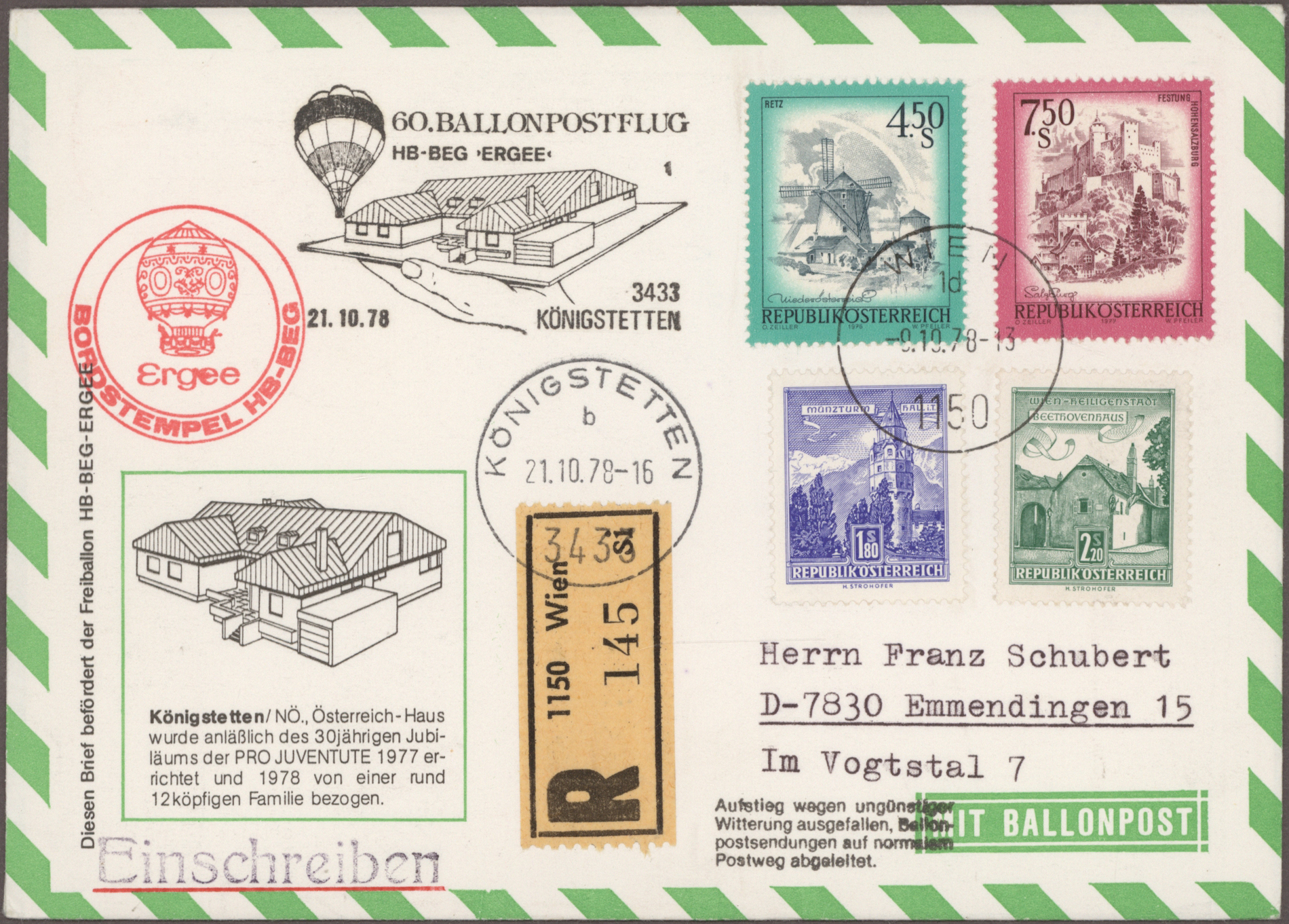 Lot 06653 - österreich  -  Auktionshaus Christoph Gärtner GmbH & Co. KG 53rd AUCTION - Day 4, Collections Overseas, Air & Shipmail, Thematics, Europe