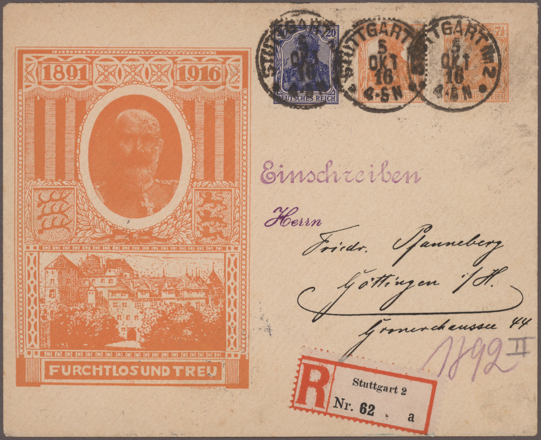 Lot 10902 - Deutsches Reich - Privatganzsachen - Auktionshaus Christoph Gärtner GmbH & Co. KG 57th AUCTION - Day 5 Lot 10902 - Deutsches Reich - Privatganzsachen - Auktionshaus Christoph Gärtner GmbH & Co. KG 57th AUCTION - Day 5