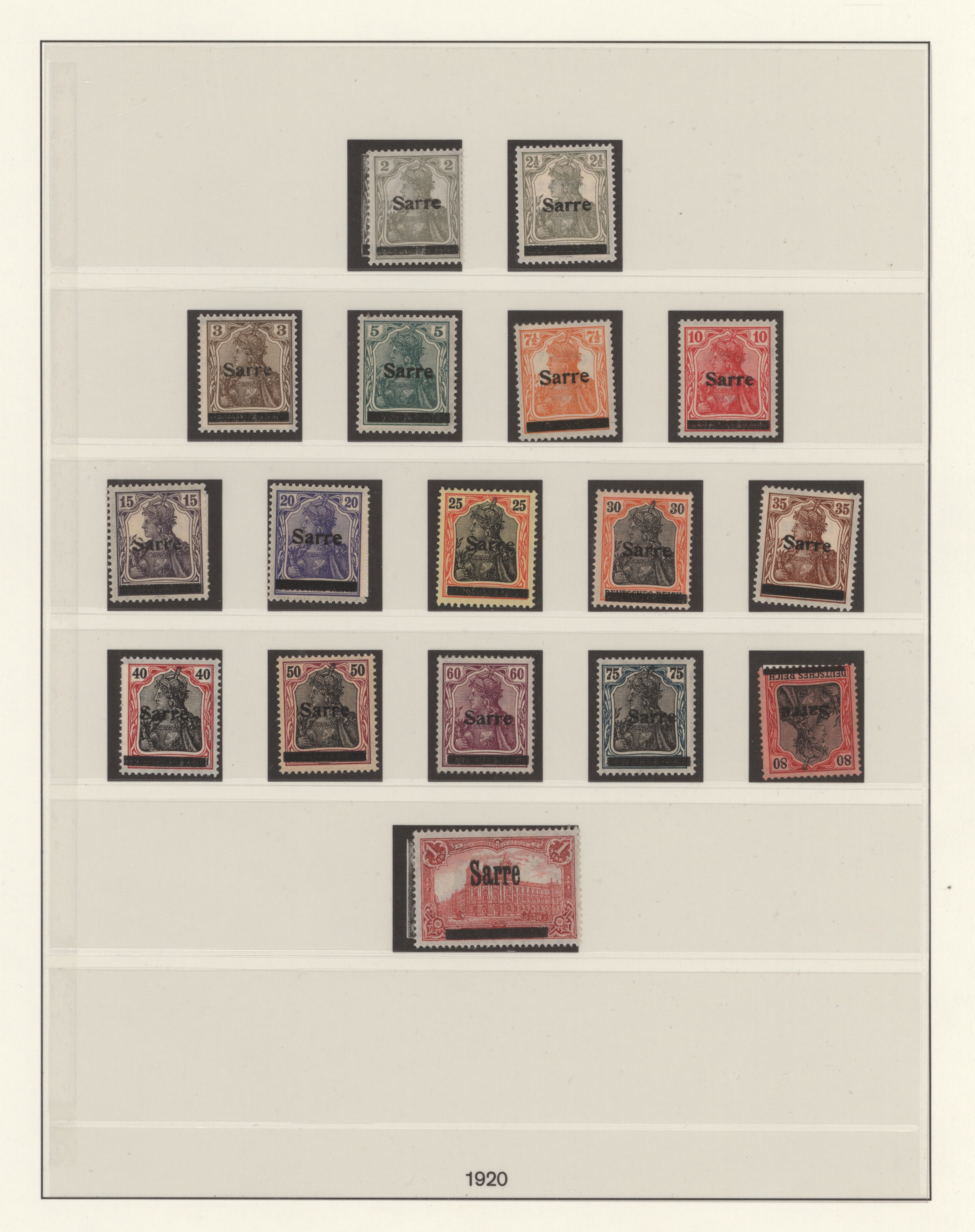 Lot 11040 - Deutsche Abstimmungsgebiete: Saargebiet - Auktionshaus Christoph Gärtner GmbH & Co. KG 57th AUCTION - Day 5 Lot 11040 - Deutsche Abstimmungsgebiete: Saargebiet - Auktionshaus Christoph Gärtner GmbH & Co. KG 57th AUCTION - Day 5