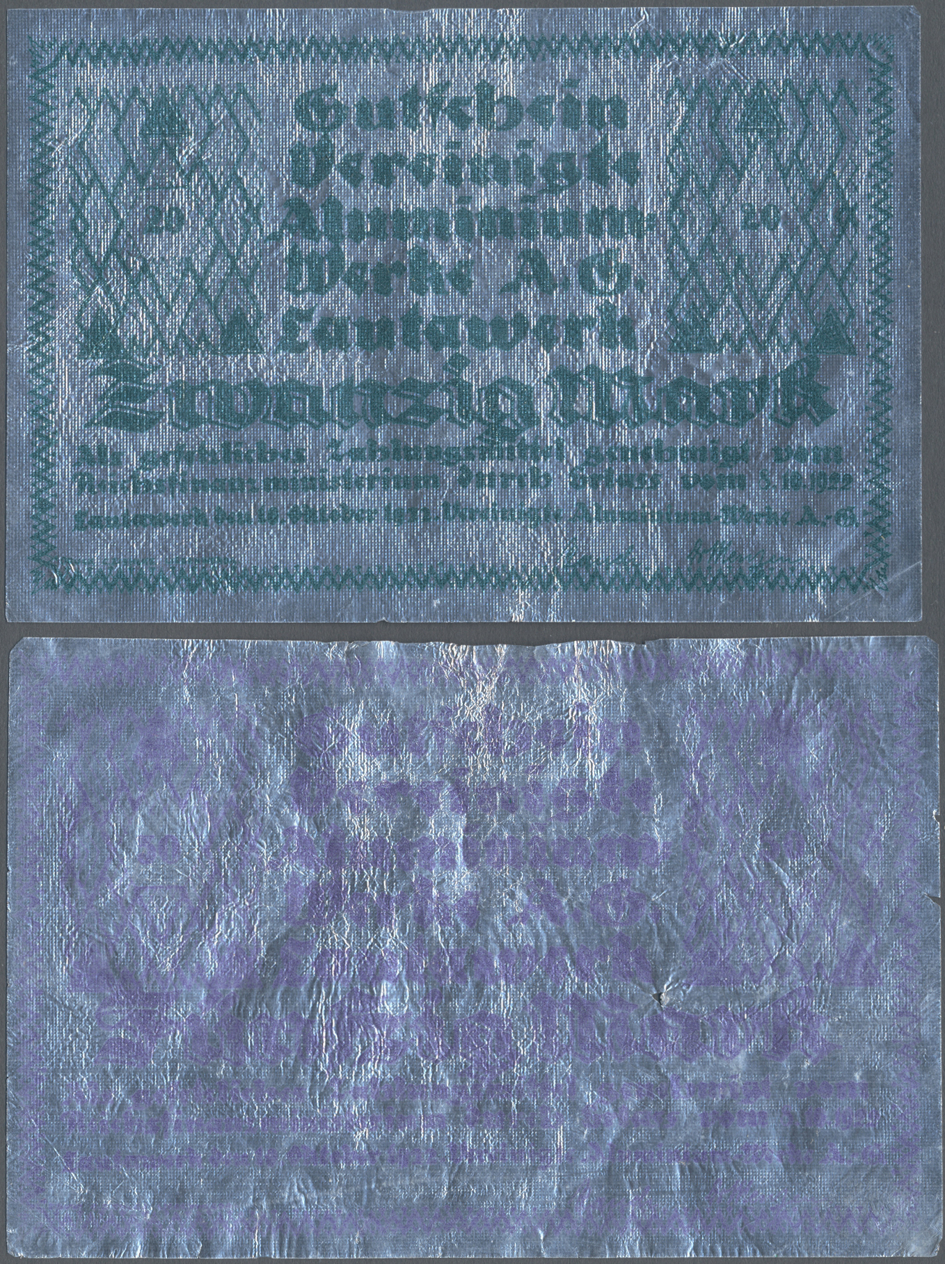 Lot 14837 - Deutschland - Notgeld | Banknoten - Auktionshaus Christoph Gärtner GmbH & Co. KG 53rd AUCTION - Day 6 Coins & Banknotes Lot 14837 - Deutschland - Notgeld | Banknoten - Auktionshaus Christoph Gärtner GmbH & Co. KG 53rd AUCTION - Day 6 Coins & Banknotes