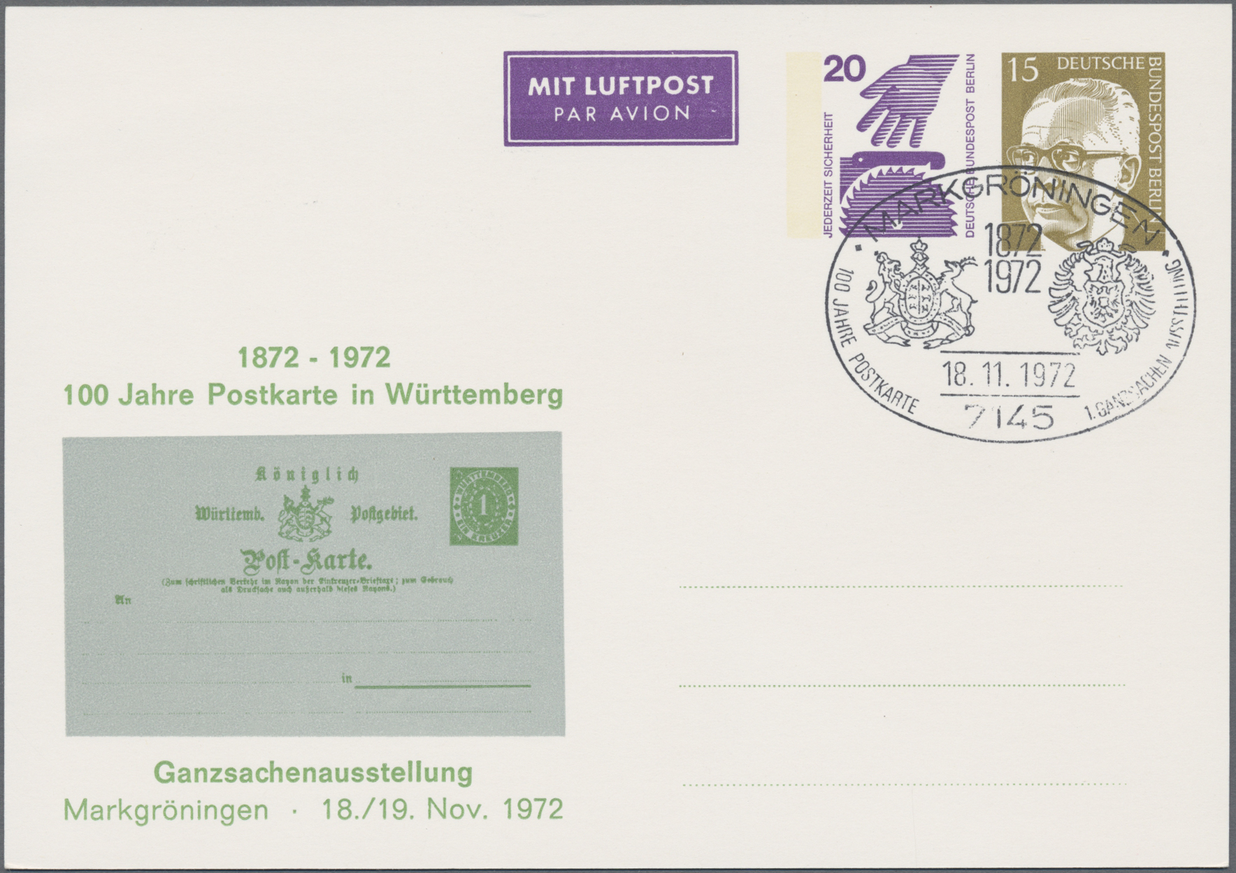 Lot 11993 - berlin - ganzsachen  -  Auktionshaus Christoph Gärtner GmbH & Co. KG 54th AUCTION - Day 5