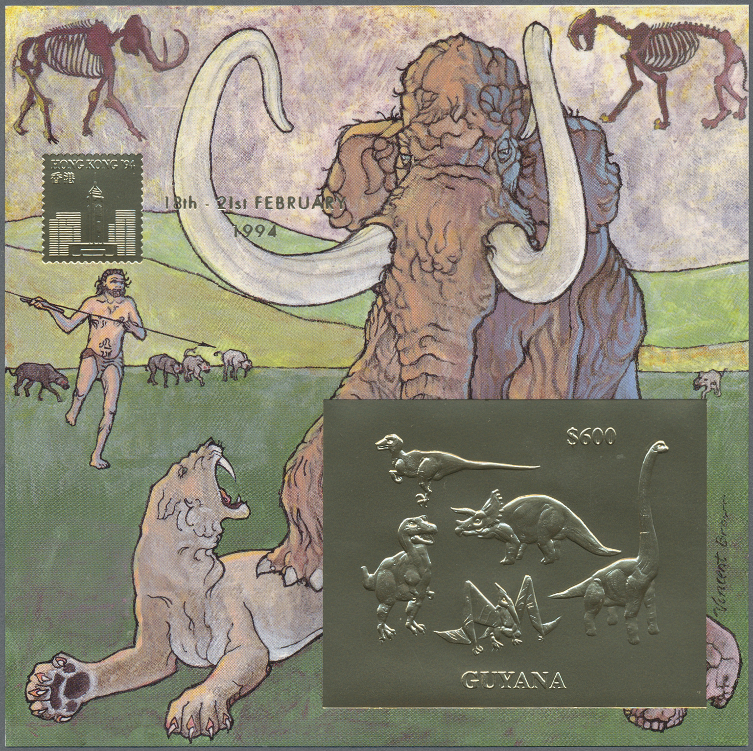Lot 02496 - thematik: tiere-dinosaurier / animals-dinosaur - Auktionshaus Christoph Gärtner GmbH & Co. KG 58th AUCTION - Day 2 Lot 02496 - thematik: tiere-dinosaurier / animals-dinosaur - Auktionshaus Christoph Gärtner GmbH & Co. KG 58th AUCTION - Day 2