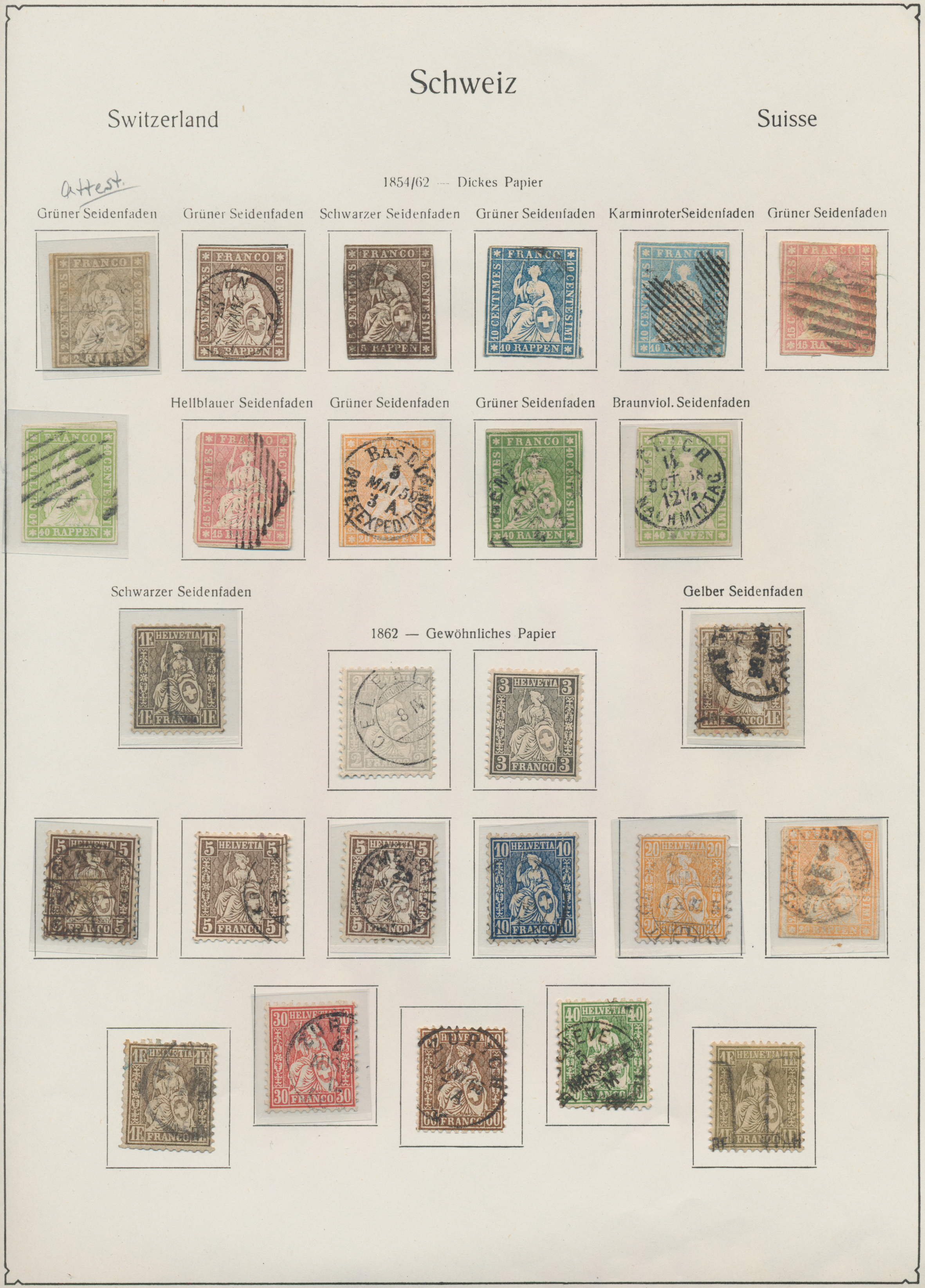 Lot 12654 - schweiz - Auktionshaus Christoph Gärtner GmbH & Co. KG 58th AUCTION - Day 4 Lot 12654 - schweiz - Auktionshaus Christoph Gärtner GmbH & Co. KG 58th AUCTION - Day 4