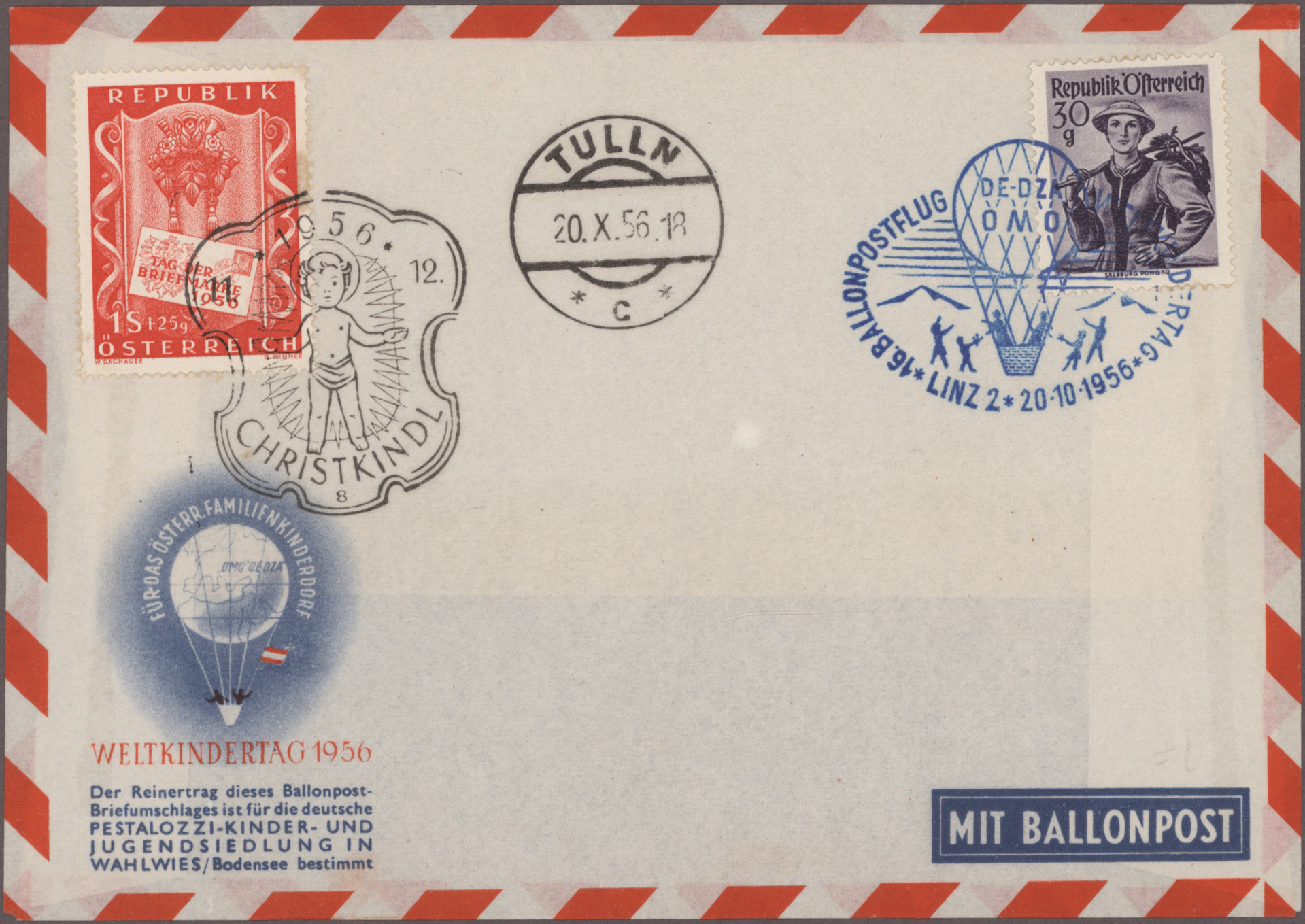 Lot 06697 - Österreich - Ballonpost  -  Auktionshaus Christoph Gärtner GmbH & Co. KG 53rd AUCTION - Day 4, Collections Overseas, Air & Shipmail, Thematics, Europe