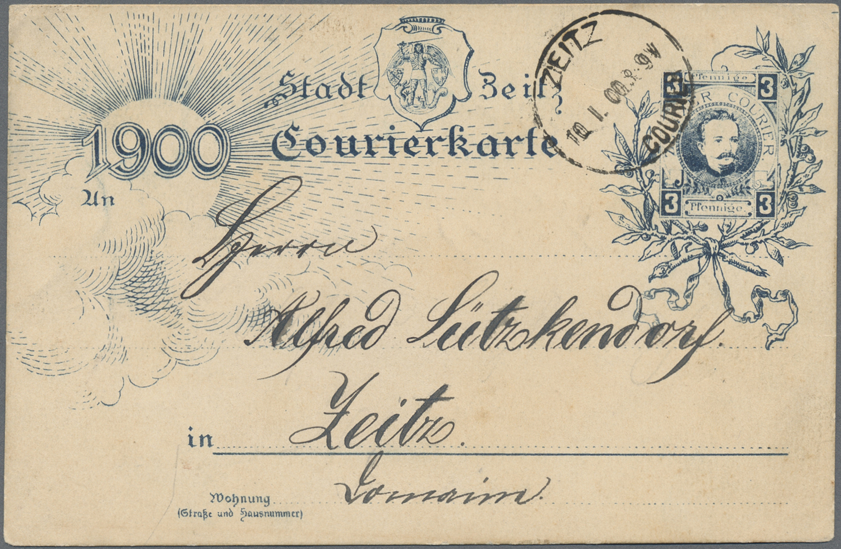 Lot 10499 - Deutsches Reich - Privatpost (Stadtpost)  -  Auktionshaus Christoph Gärtner GmbH & Co. KG 58th AUCTION - Day 3