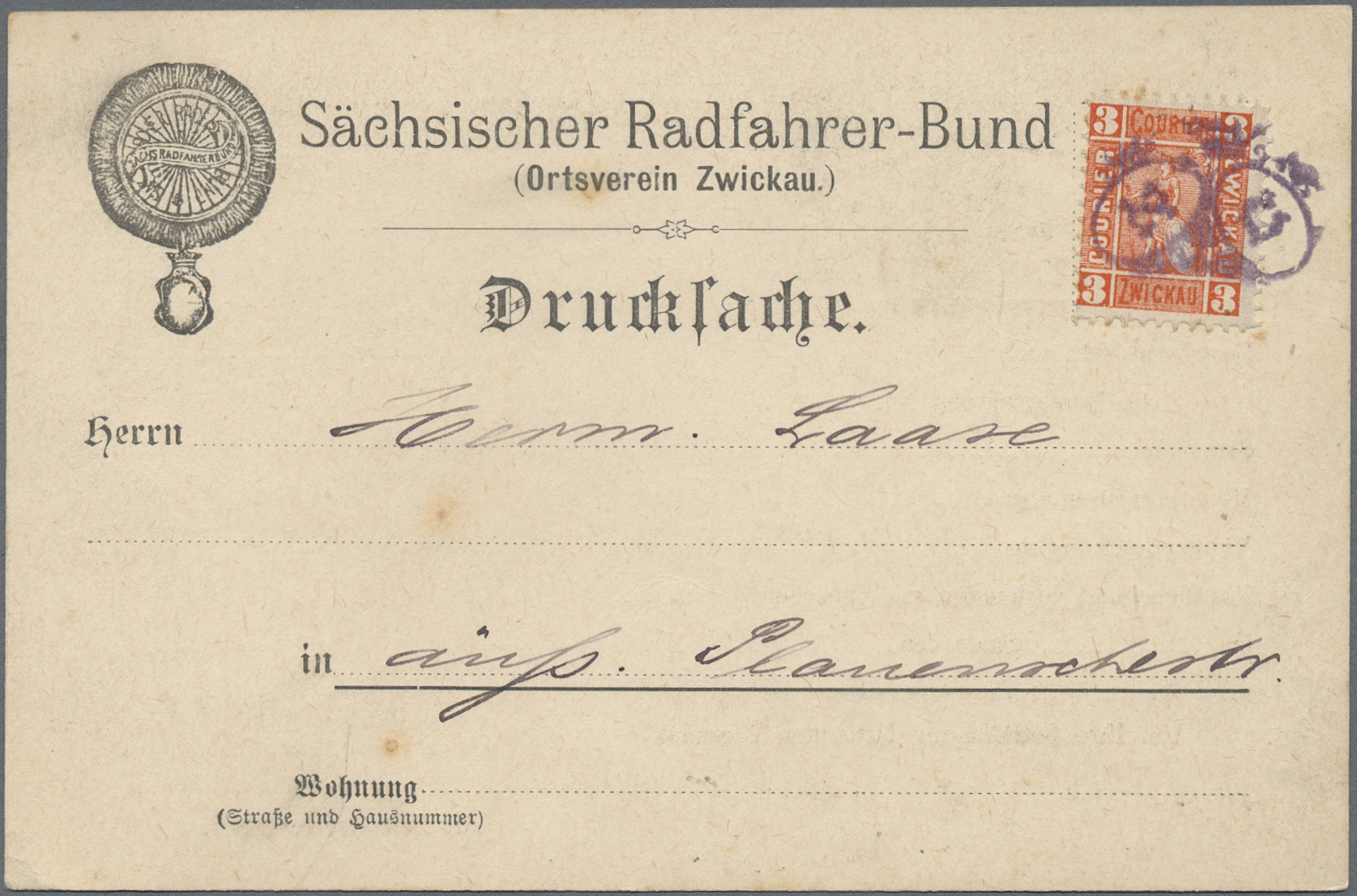 Lot 10502 - Deutsches Reich - Privatpost (Stadtpost)  -  Auktionshaus Christoph Gärtner GmbH & Co. KG 58th AUCTION - Day 3